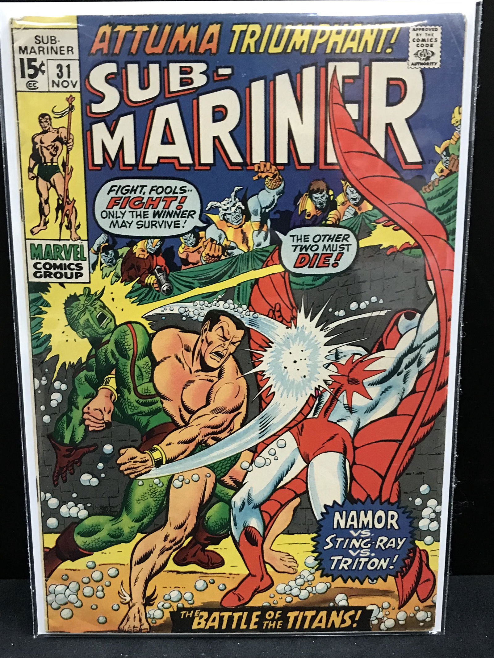 SUB-MARINER #31  MARVEL COMICS (1 of 1)