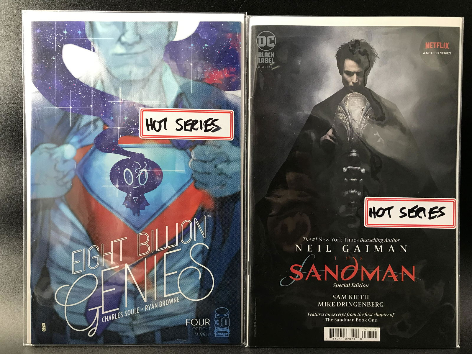EIGHT BILLION GENIES #4 AND THE SANDMAN (IMAGE AND DC COMICS) (1 of 1)