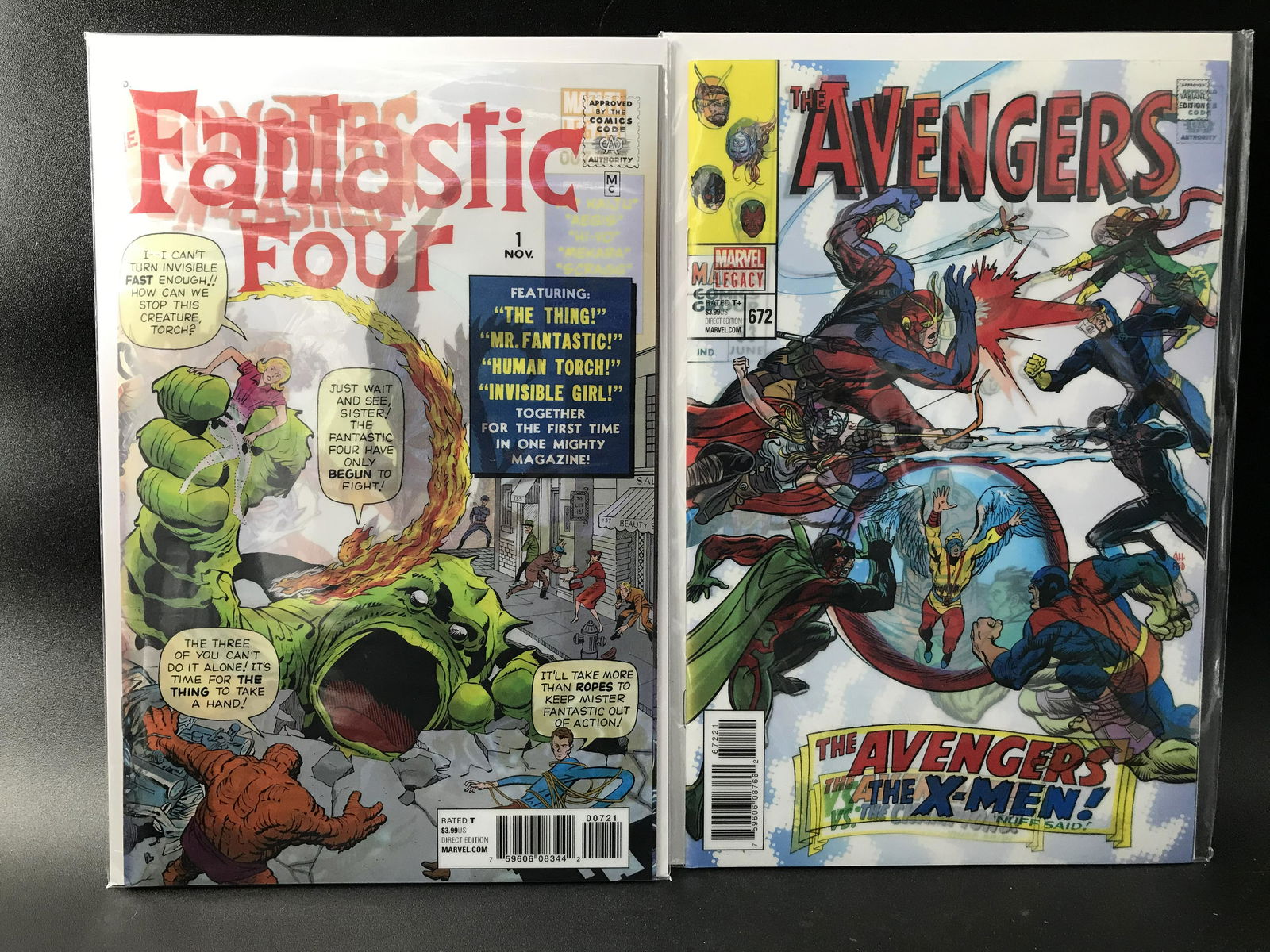 FANTASTIC FOUR  #1 AND THE AVENGERS #672  (MARVEL COMICS) (1 of 1)