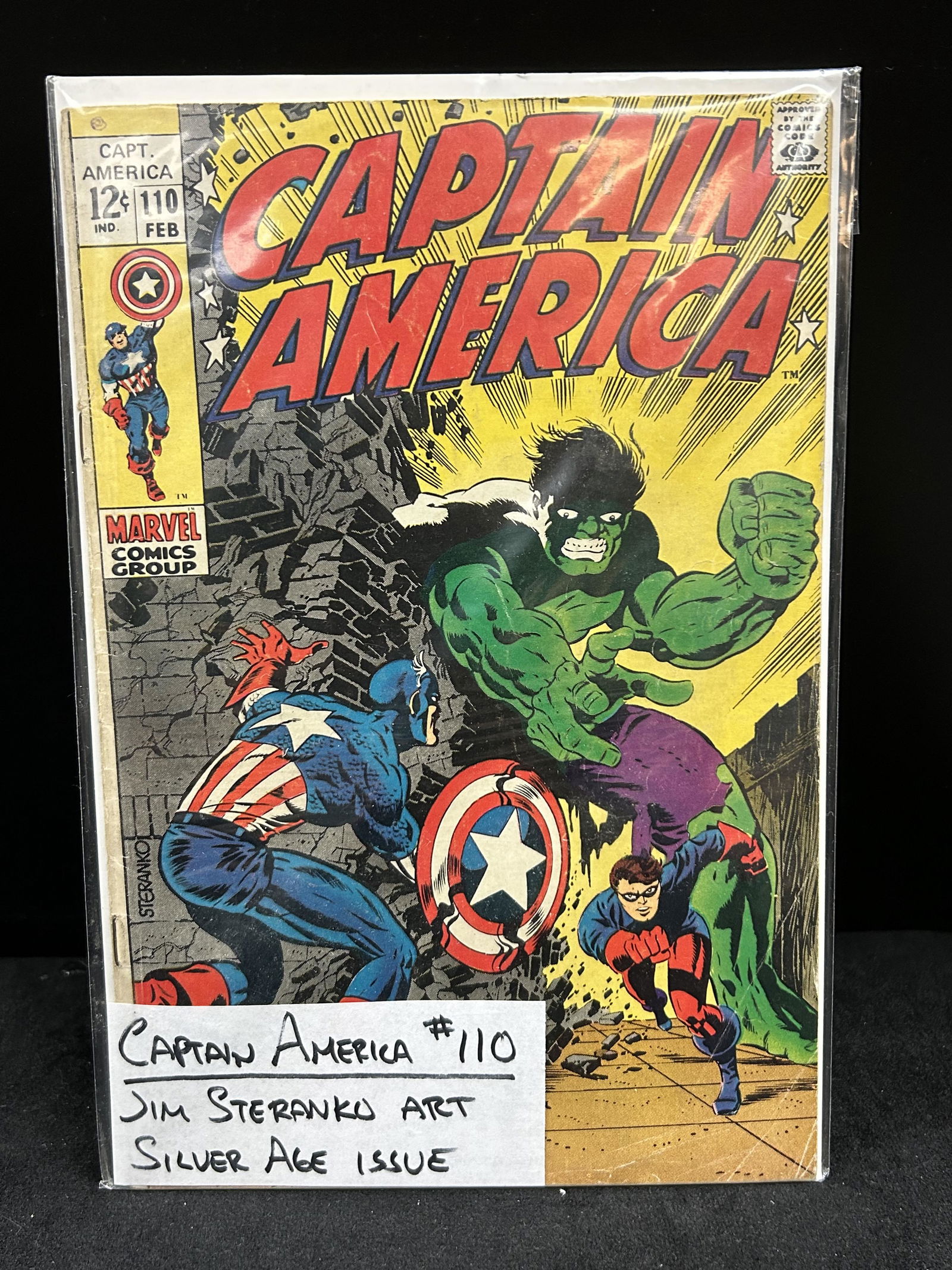 MARVEL COMICS CAPTAIN AMERICA NO.110 (1 of 1)