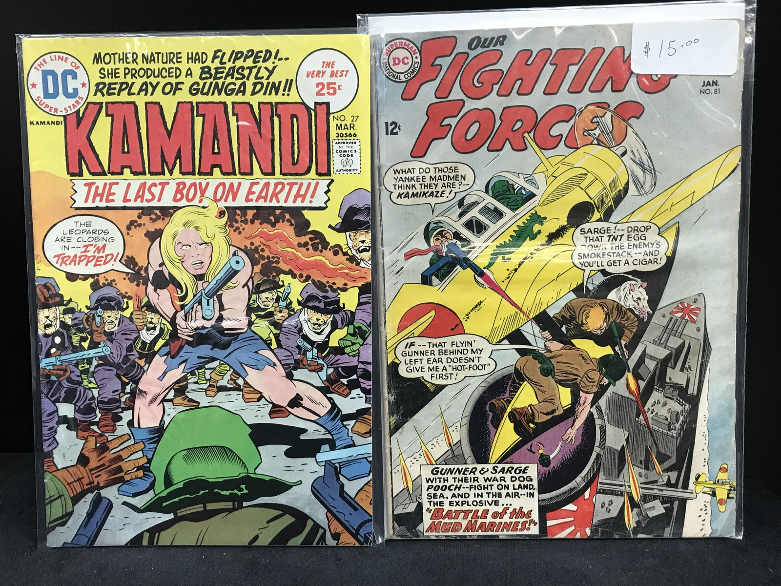 KAMANDI #27 AND FIGHTING FORCES #81  (DC COMICS) (1 of 1)