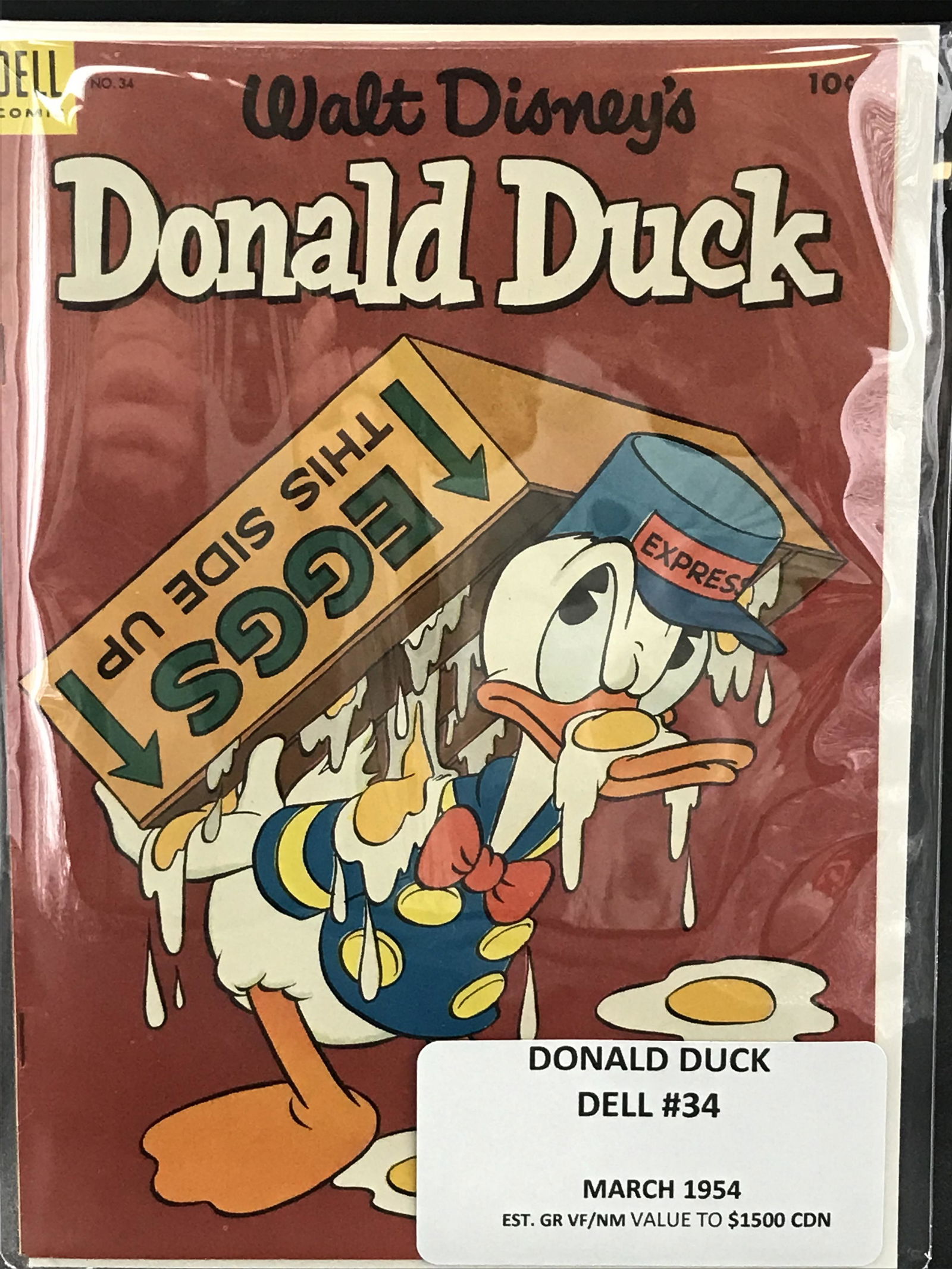 DONALD DUCK COMIC DELL NO. 34 MARCH 1954 (1 of 1)