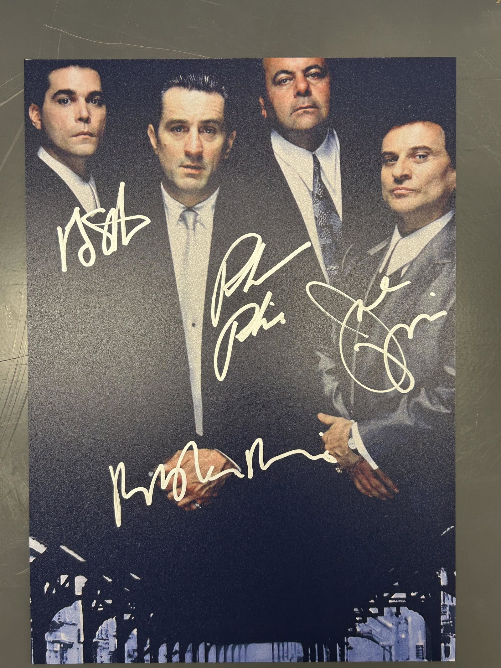 GOODFELLAS CAST SIGNED 8 X 10 (RA COA): GOODFELLAS CAST SIGNED 8 X 10 (RA COA)