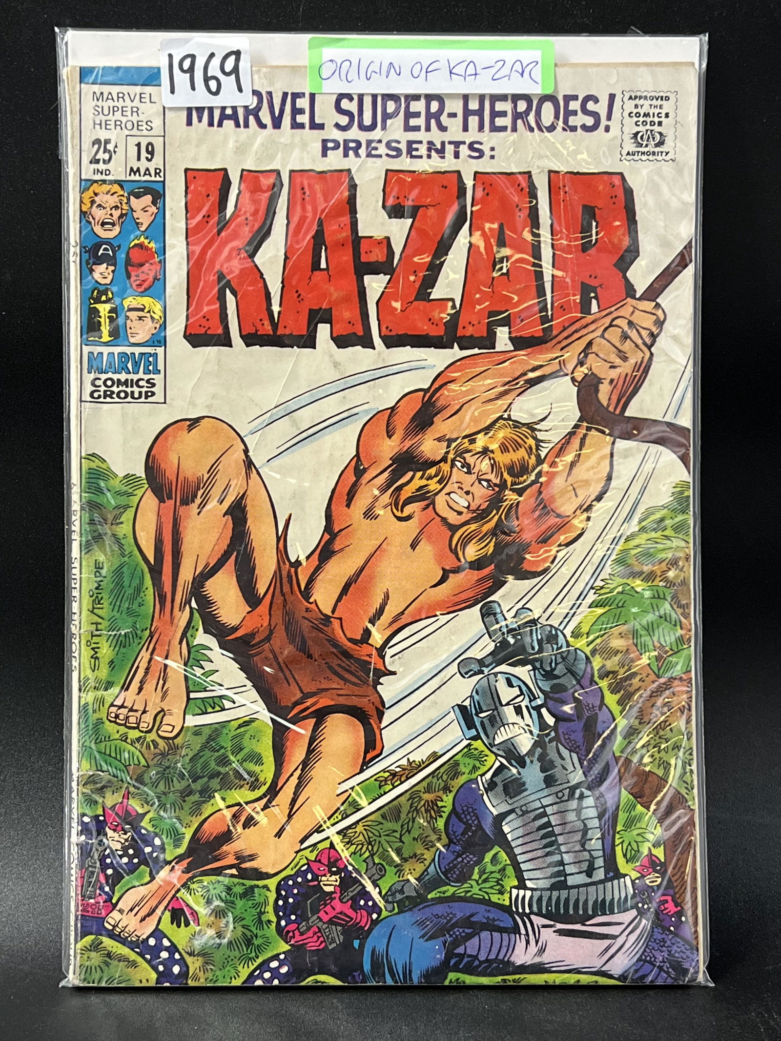 KA-ZAR #19 ORIGIN OF KA-ZAR MARVEL COMICS (1 of 1)