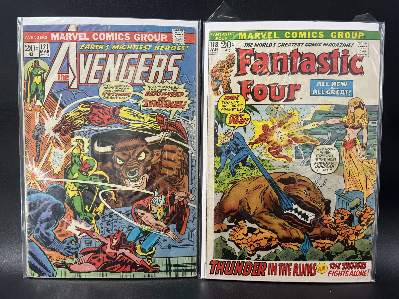 MARVEL BRONZE AGE AVENGERS AND FANTASTIC FOUR COMIC BOOK LOT (1 of 1)