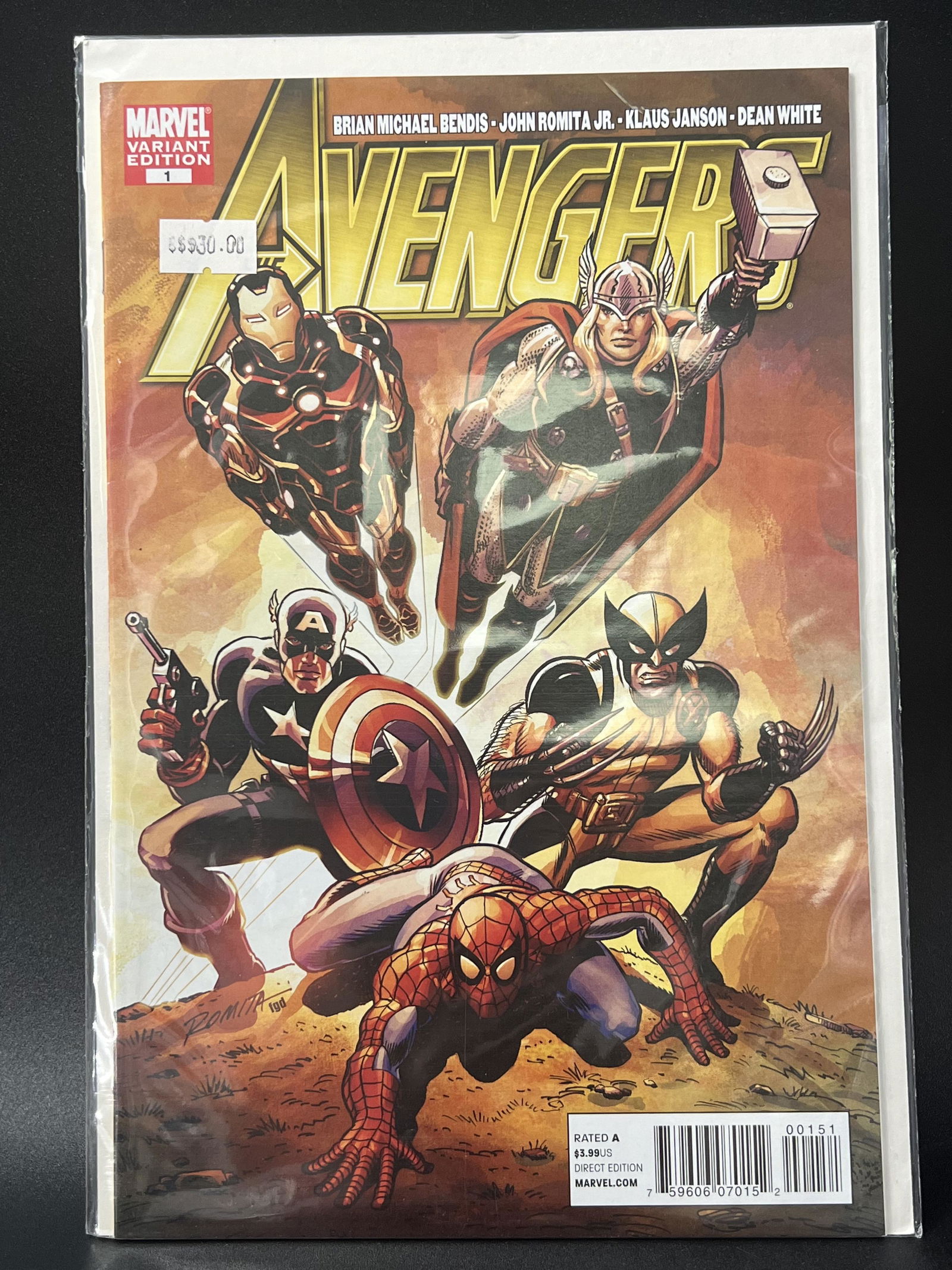 AVENGERS MARVEL VARIANT EDITION NO. 1 (1 of 1)