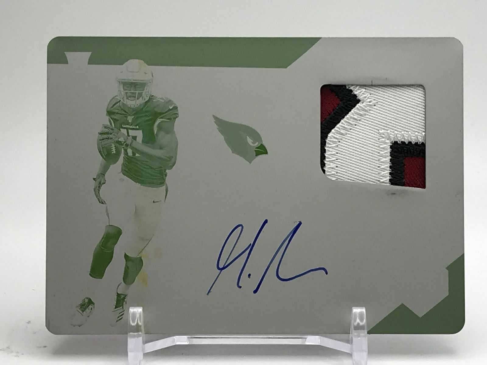 PANINI # 126  SIGNED HAKEEM BUTLER  PRINTING PLATE PATCH CARD ONE OF ONE (1 of 2)