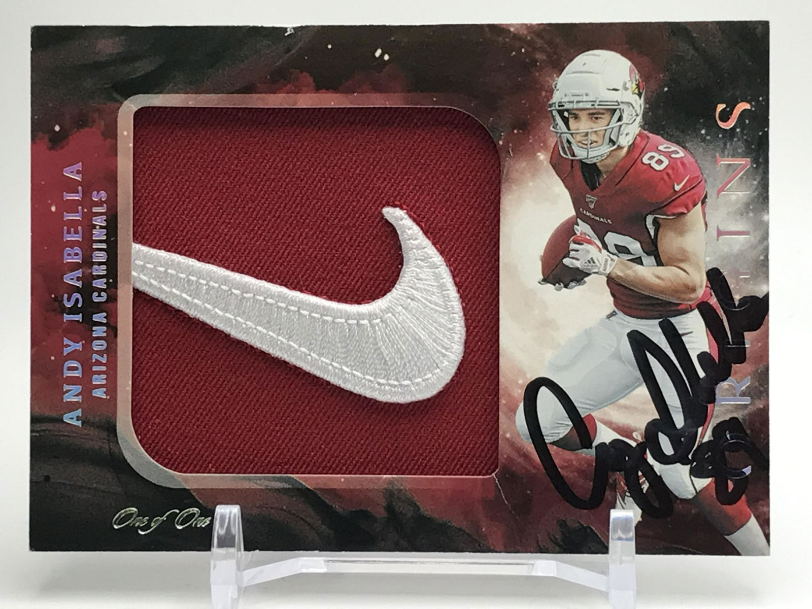 PANINI # RJJ-28  SIGNED  ANDY ISABELLA   JERSEY  CARD  ONE OF ONE (1 of 2)