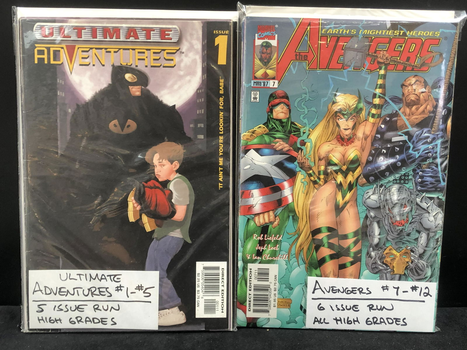 ULTIMATE ADVENTURES #1 - #5 AND THE AVENGERS #7 - #12 (MARVEL COMICS) (1 of 1)