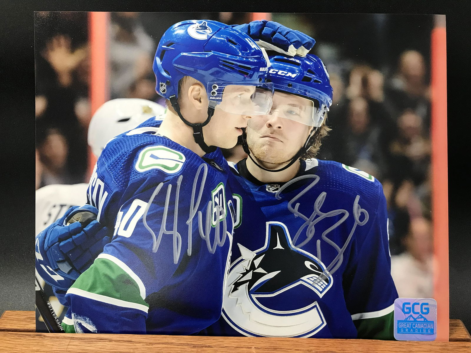 ELIAS PETTERSSON AND BROCK BOESER DUEL SIGNED (GCG HOLO): ELIAS PETTERSSON AND BROCK BOESER DUEL SIGNED (GCG HOLO)