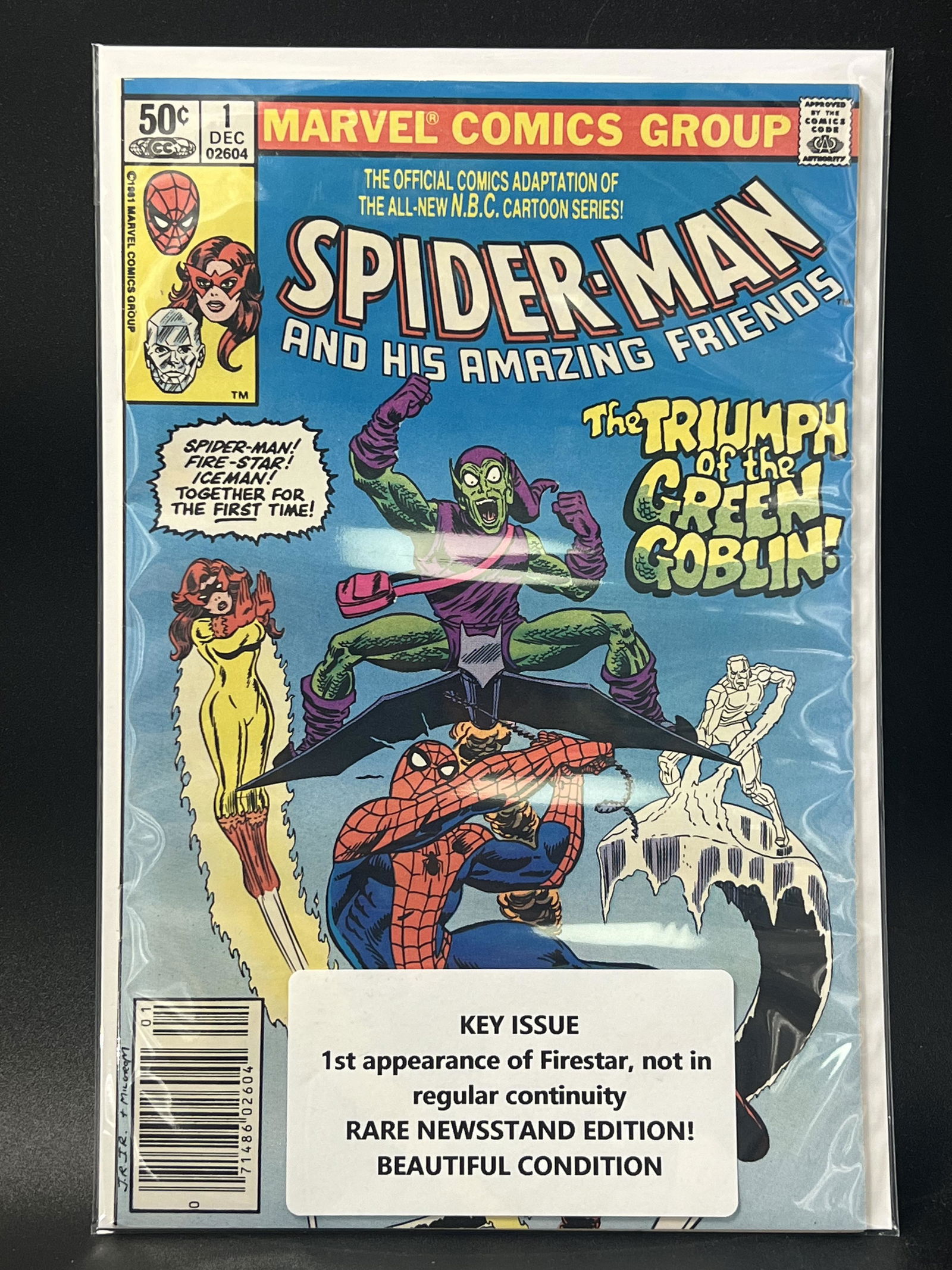 SPIDER-MAN AND HIS AMAZING FRIENDS #1 KEY ISSUE (MARVEL COMICS) (1 of 1)