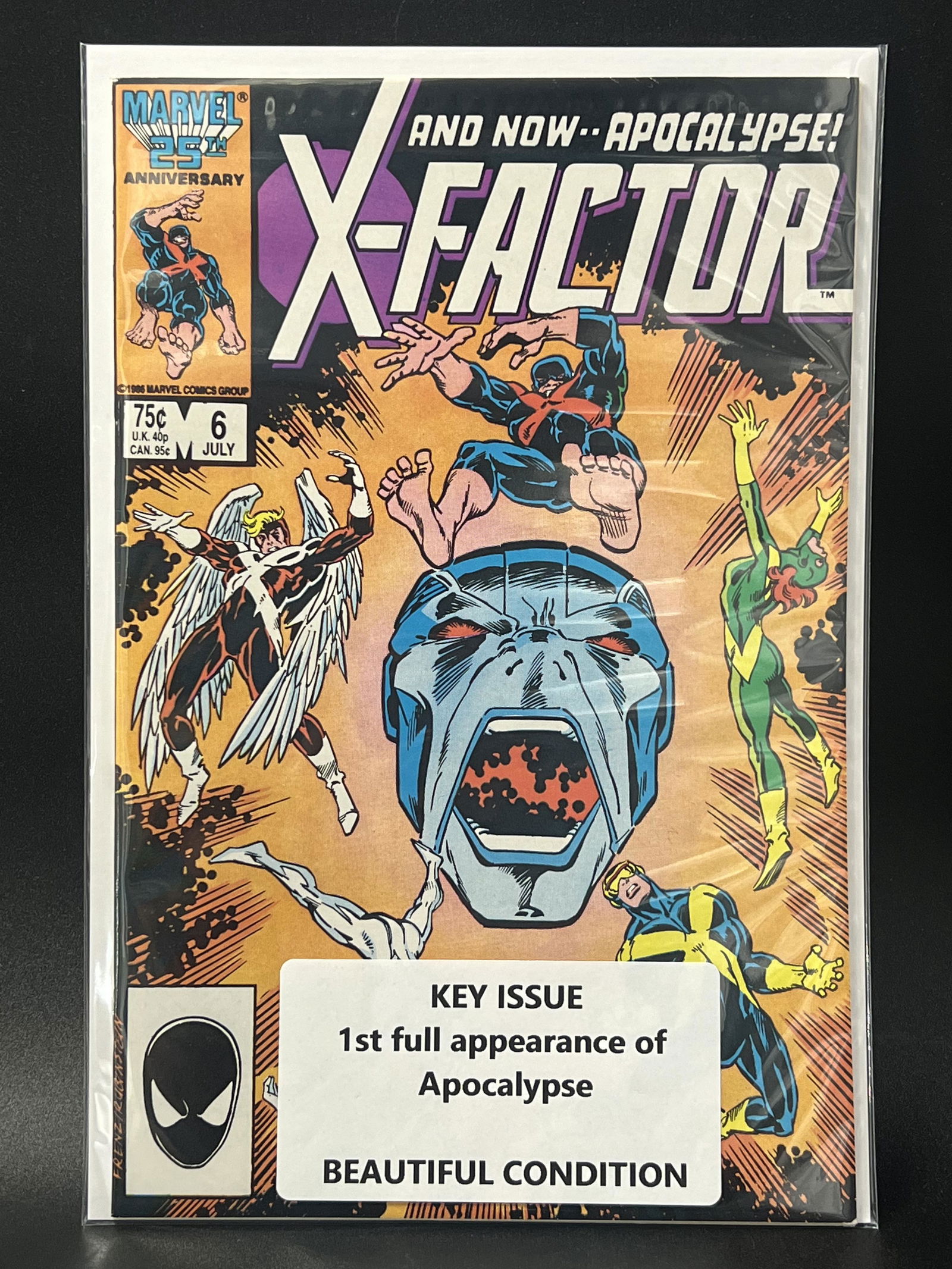 X-FACTOR # 6 KEY ISSUE 1ST APP OF APOCALYPSE (MARVEL COMICS) (1 of 1)