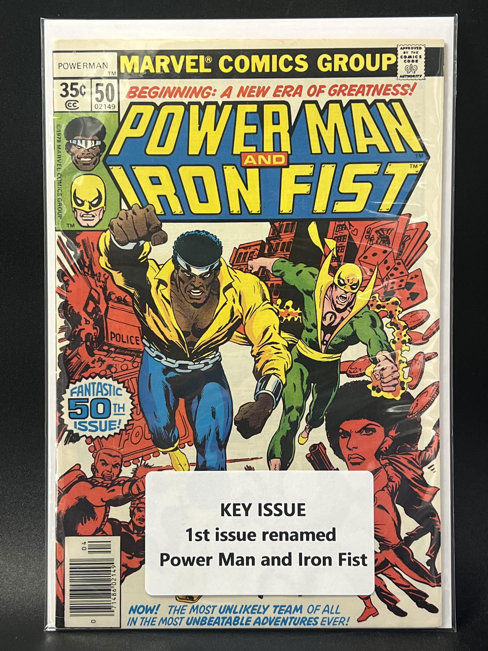POWER MAN AND IRON FIST  #50 KEY ISSUE  (MARVEL COMICS) (1 of 1)