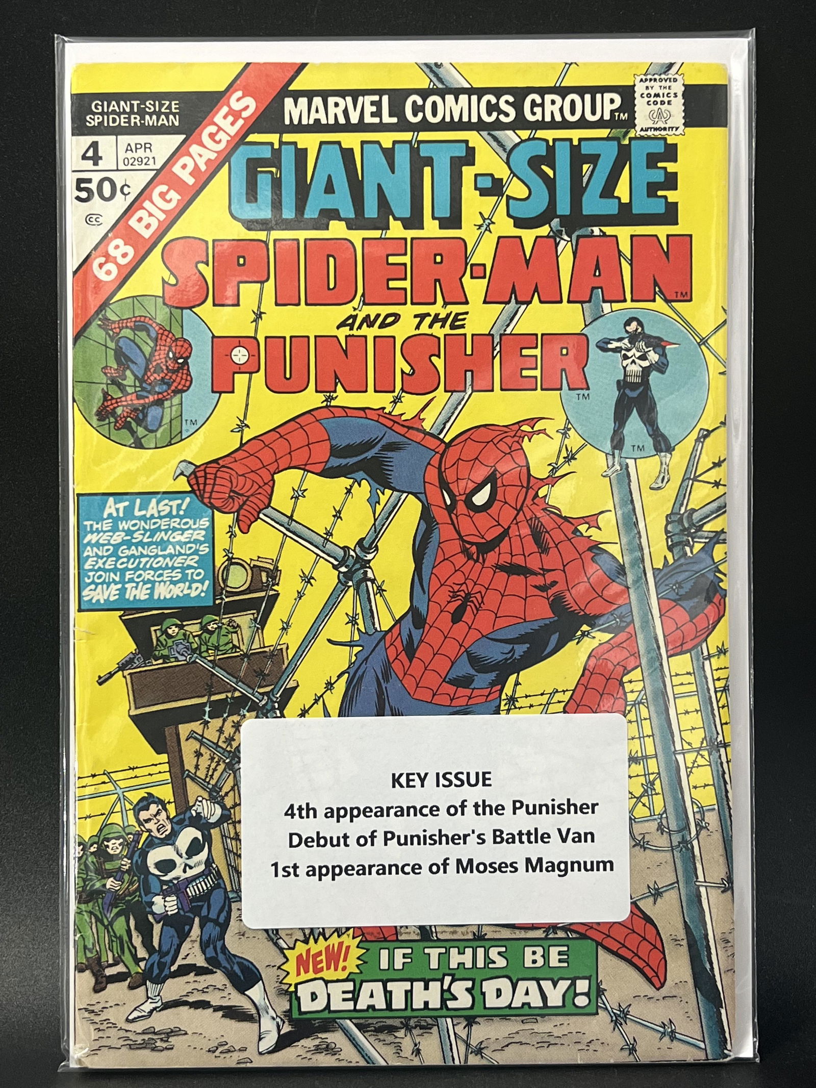 GIANT-SIZE  SPIDER-MAN AND THE PUNISHER #4 KEY ISSUE  (MARVEL COMICS) (1 of 1)