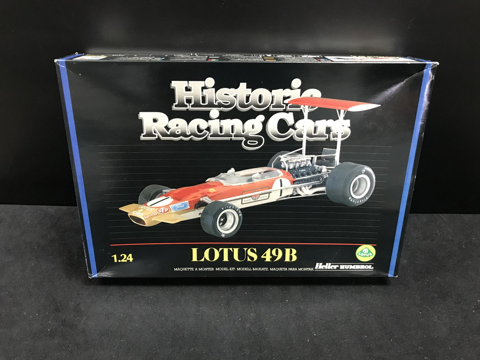 UNBUILT HISTORIC RACING CARS LOTUS 49B MODEL KIT: UNBUILT HISTORIC RACING CARS LOTUS 49B MODEL KIT