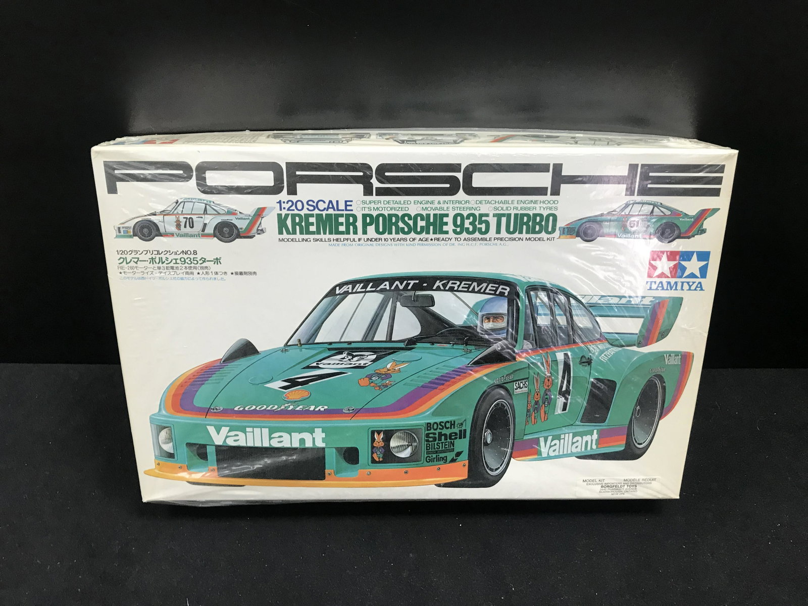 SEALED TAMIYA PORCHE 935 TURBO 1:24 SCALE MODEL KIT: SEALED TAMIYA PORCHE 935 TURBO 1:24 SCALE MODEL KIT