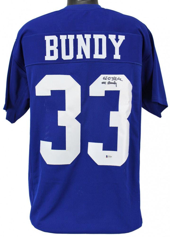 ED ONEIL SIGNED POLK HIGH FOOTBALL JERSEY (MARRIED WITH CHILDREN) BECKETT COA: ED ONEIL SIGNED POLK HIGH FOOTBALL JERSEY (MARRIED WITH CHILDREN) BECKETT COA