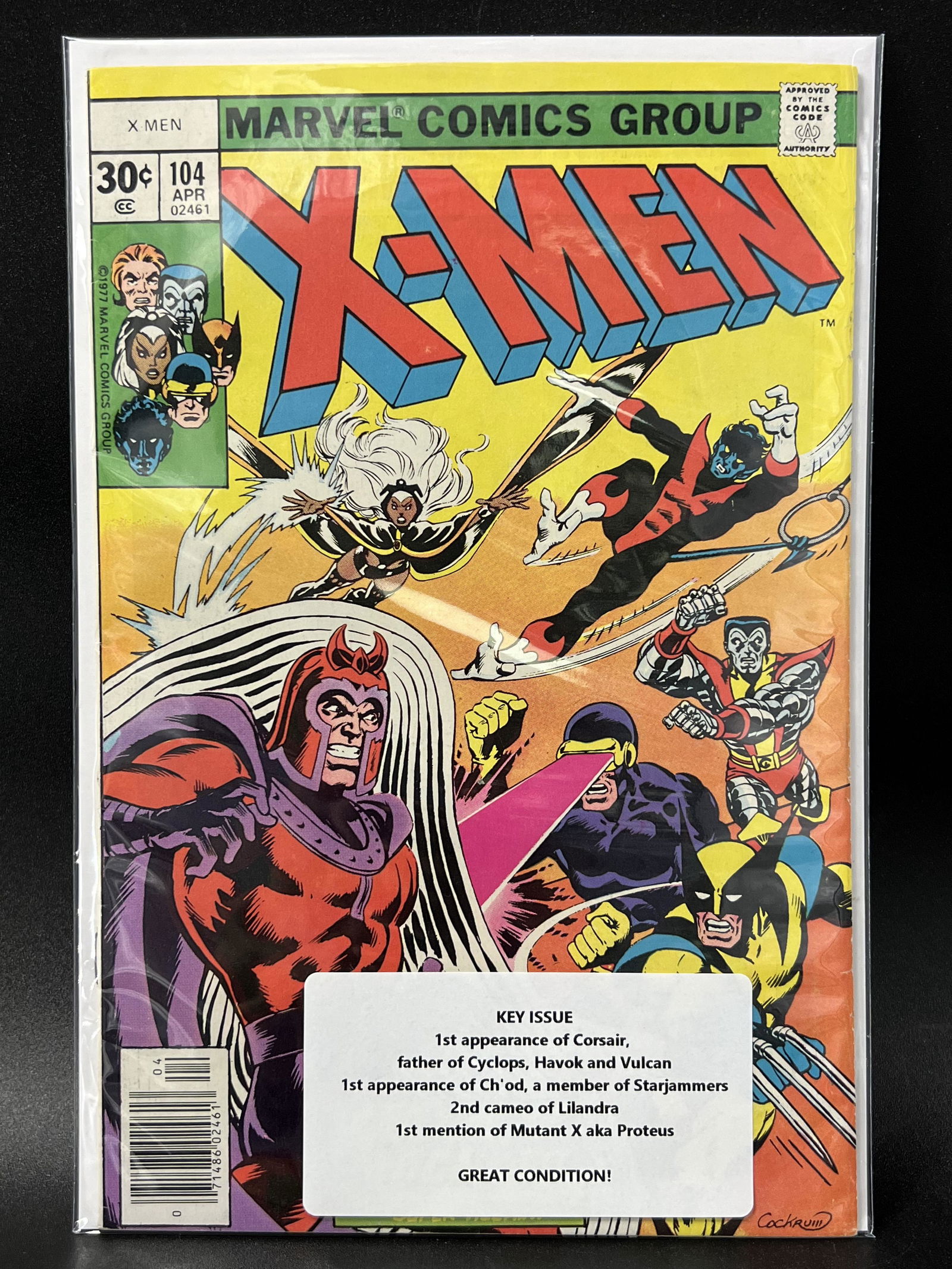 X-MEN #104   (MARVEL COMICS) (1 of 1)