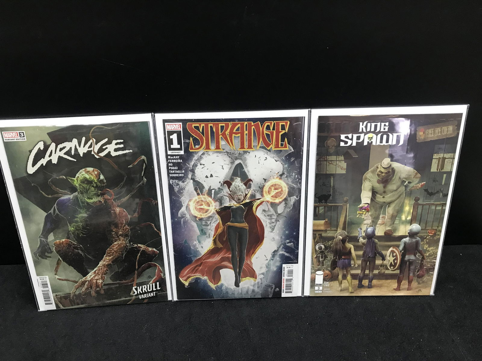 CARNAGE # 3 , STRANGE # 1 AND KING SPAWN #3  (MARVEL AND IMAGE COMICS) (1 of 1)