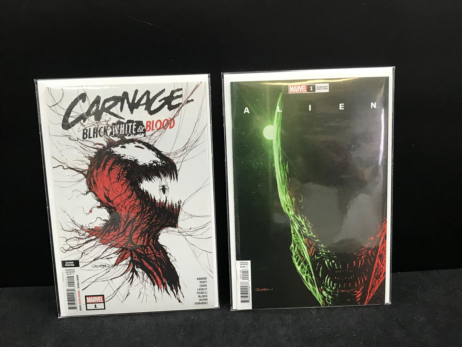 CARNAGE # 1 AND ALIEN # 1 MARVEL COMICS (1 of 1)