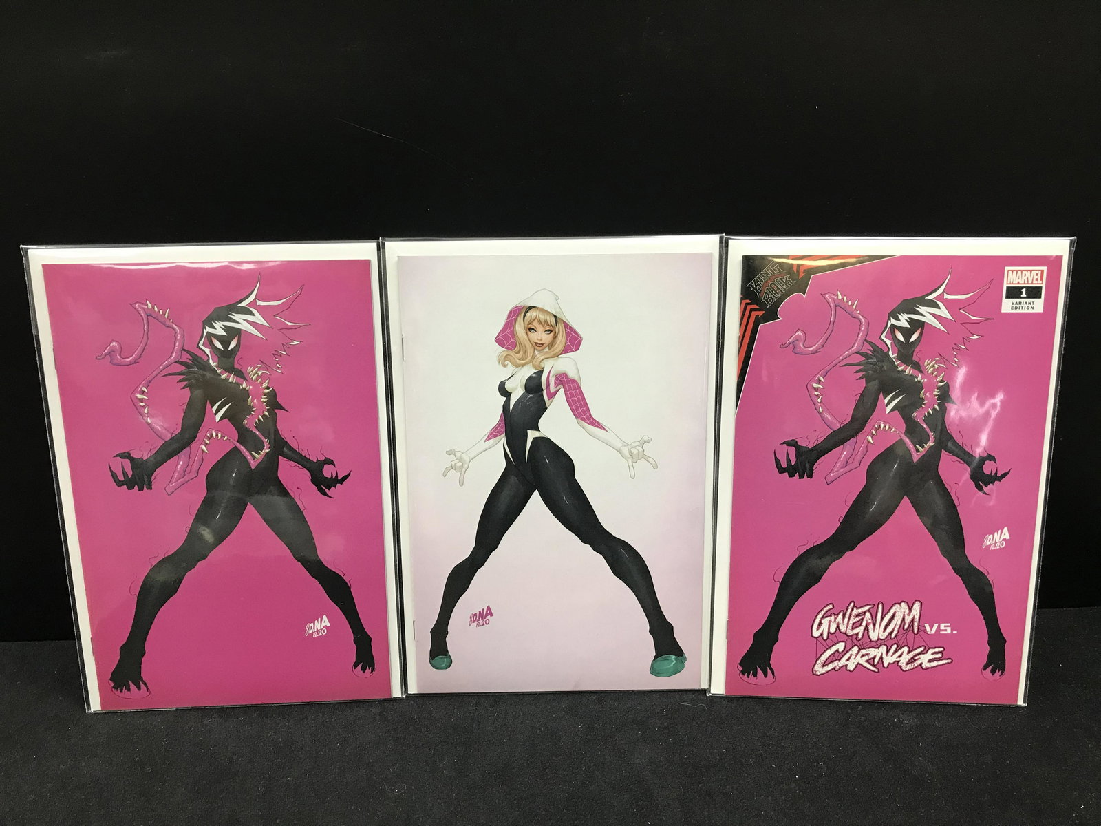 LOT OF 3 GWENOM VS CARNAGE #1 (MARVEL COMICS) (1 of 1)