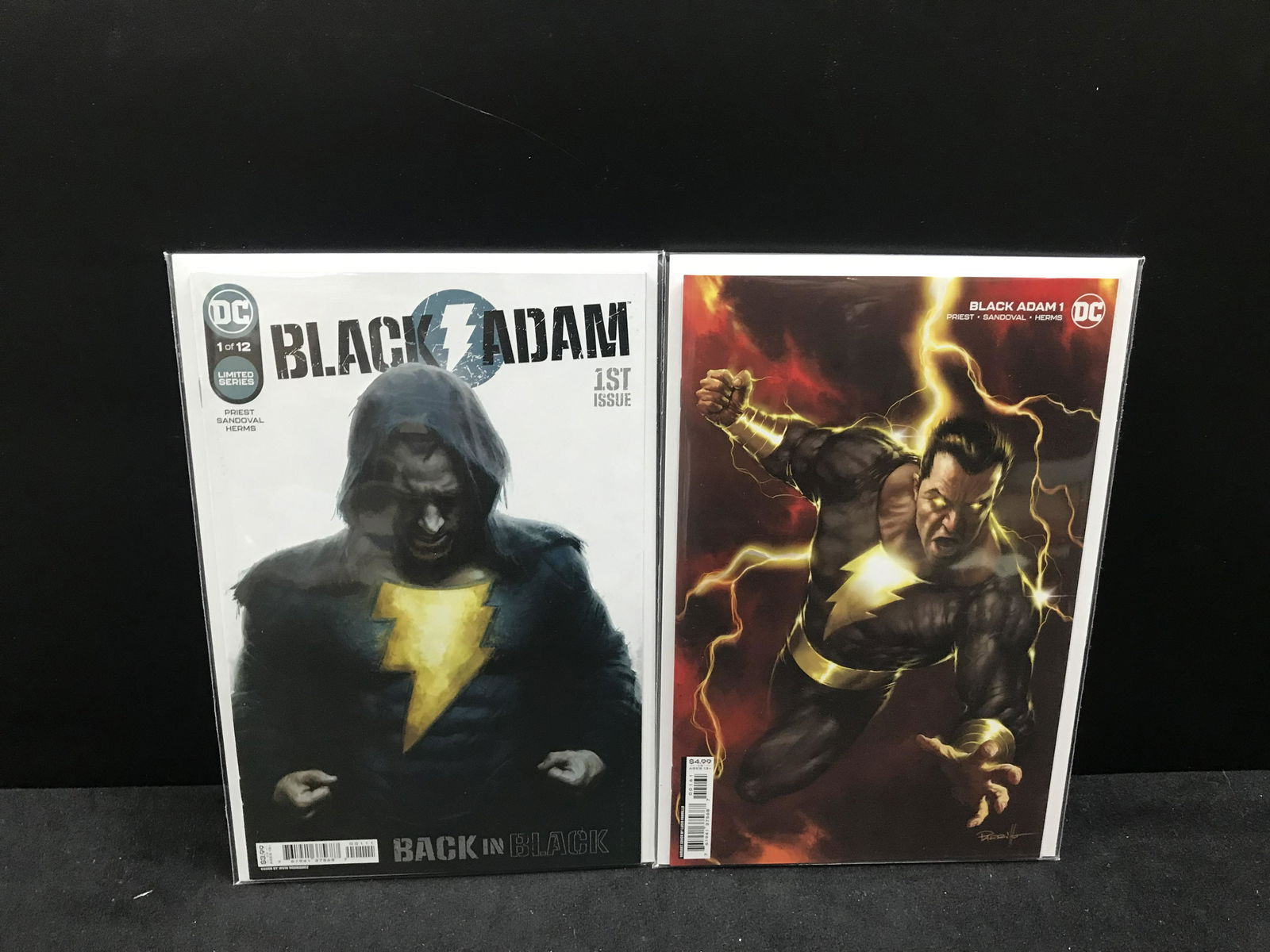 LOT OF 2 BLACK ADAM # 1 (DC COMICS) (1 of 1)