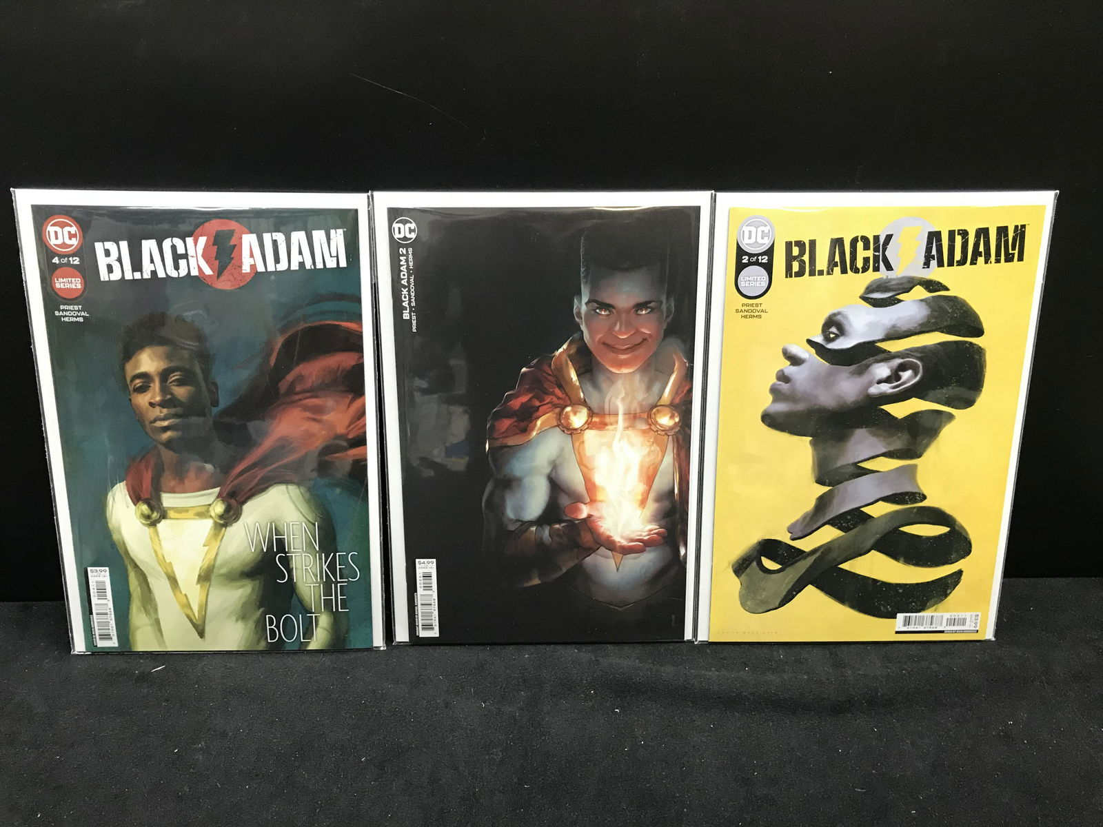 LOT OF 3  BLACK  ADAM  COMICS  (DC COMICS) (1 of 1)