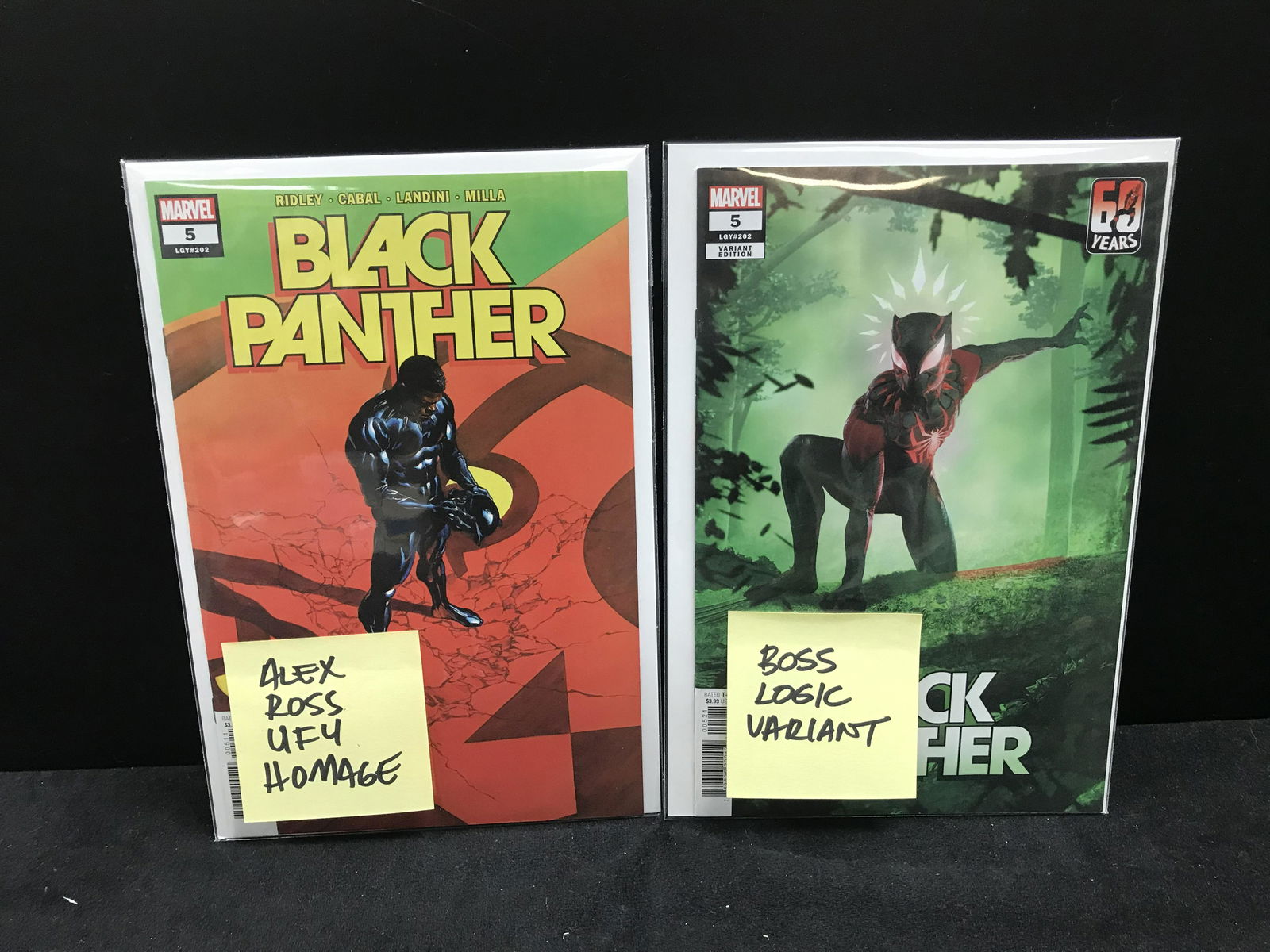 LOT OF 2 BLACK PANTHER # 5 (MARVEL COMICS) (1 of 1)
