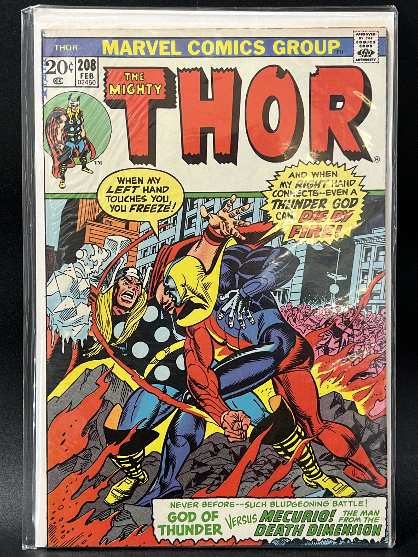 THE MIGHTY THOR NO. 208 MARVEL COMICS: THE MIGHTY THOR NO. 208 MARVEL COMICS