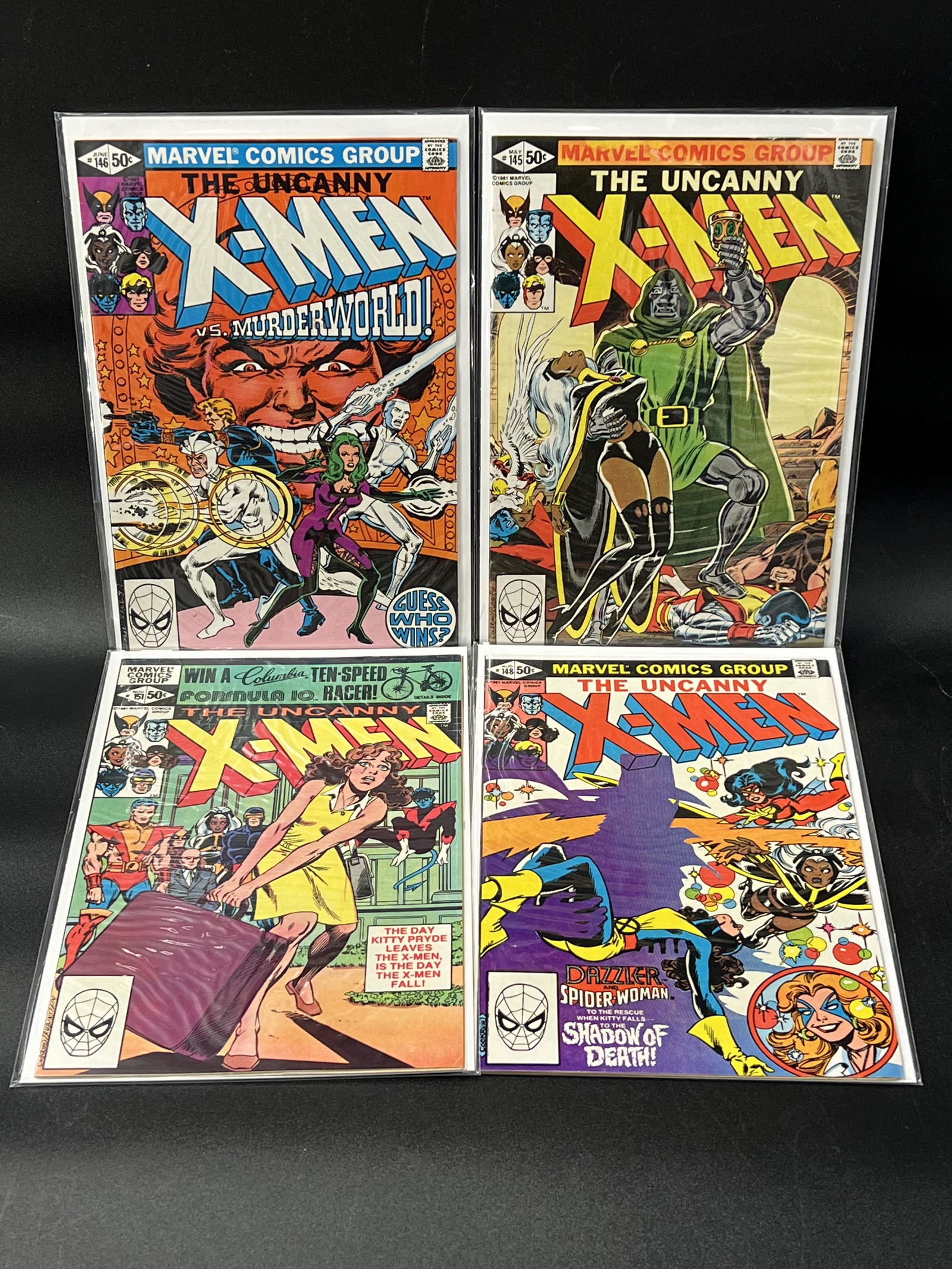 THE UNCANNY X-MEN MARVEL COMICS X 4 (1 of 1)