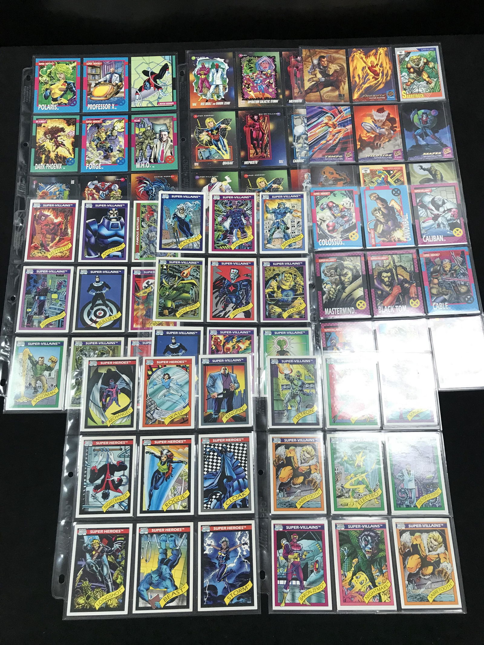 LARGE LOT OF NON-SPORTS MARVEL COMICS CARDS (1 of 1)