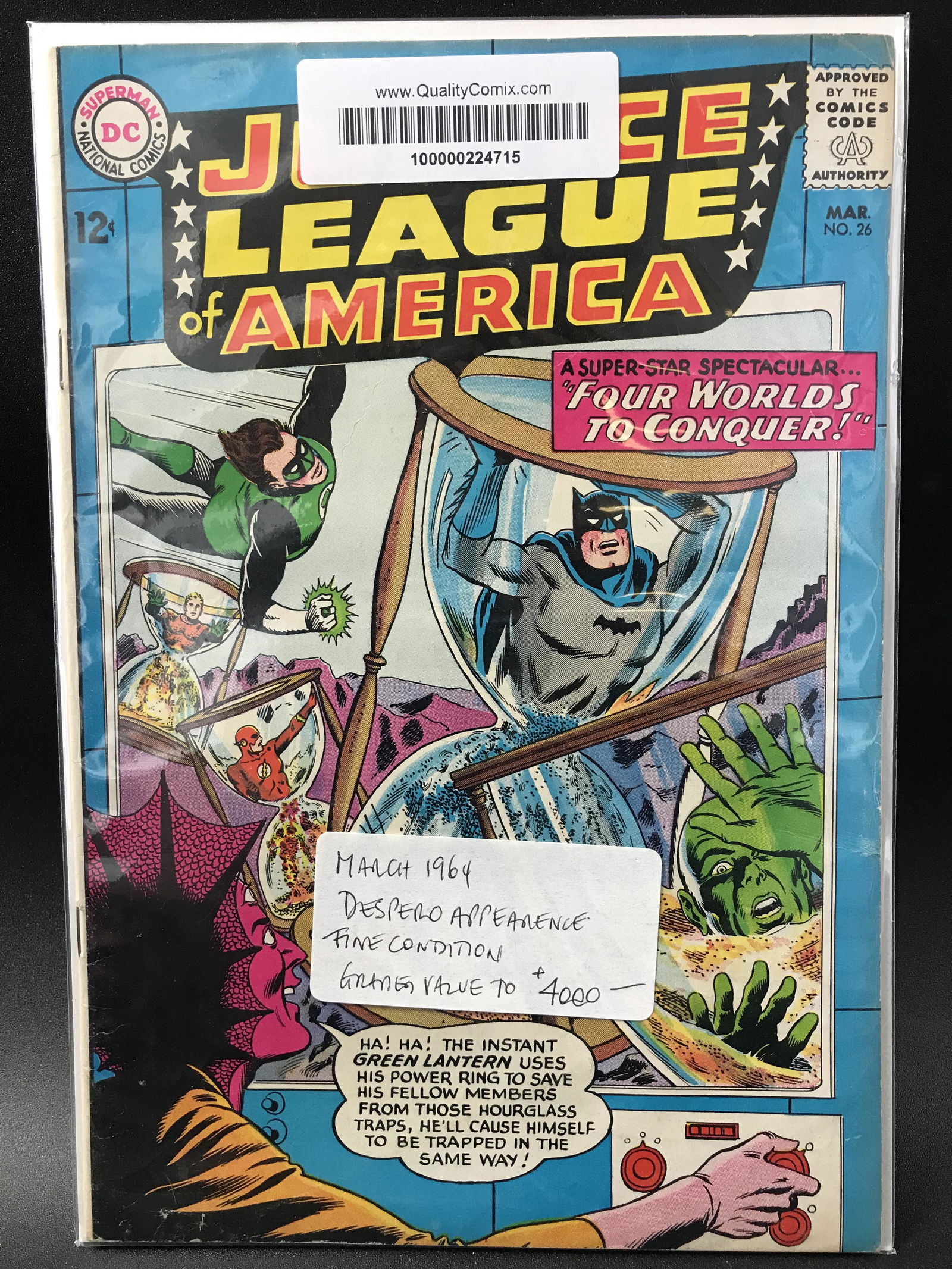 JUSTICE LEAGUE OF AMERICA NO. 26 DC COMICS (1 of 1)