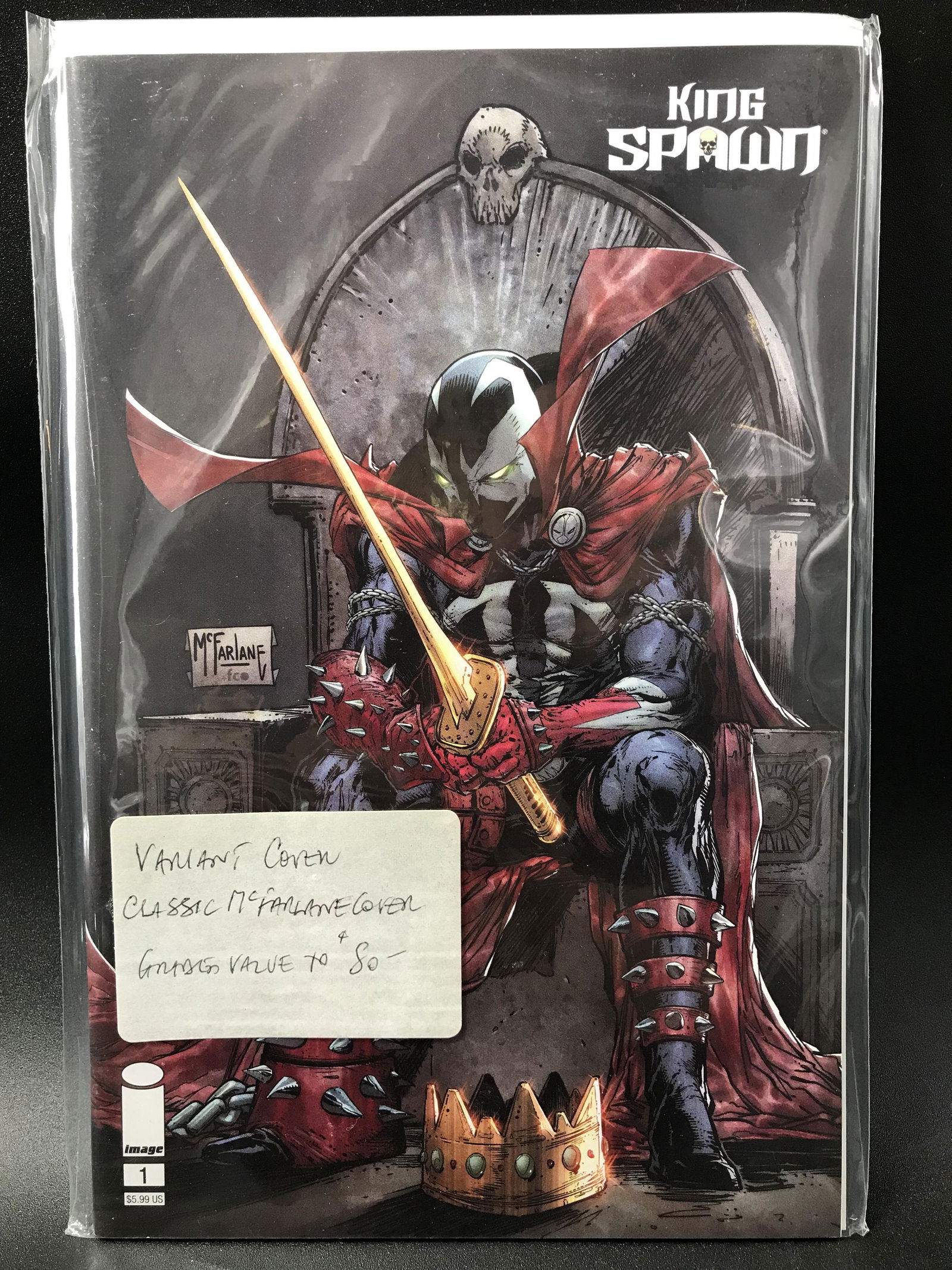 KING SPAWN NO. 1 IMAGE COMICS (1 of 1)