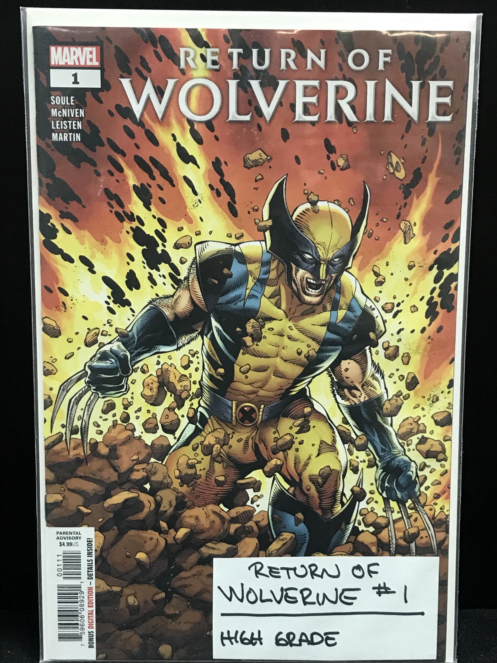 MARVEL COMICS RETURN OF THE WOLVERINE NO.1 (1 of 1)