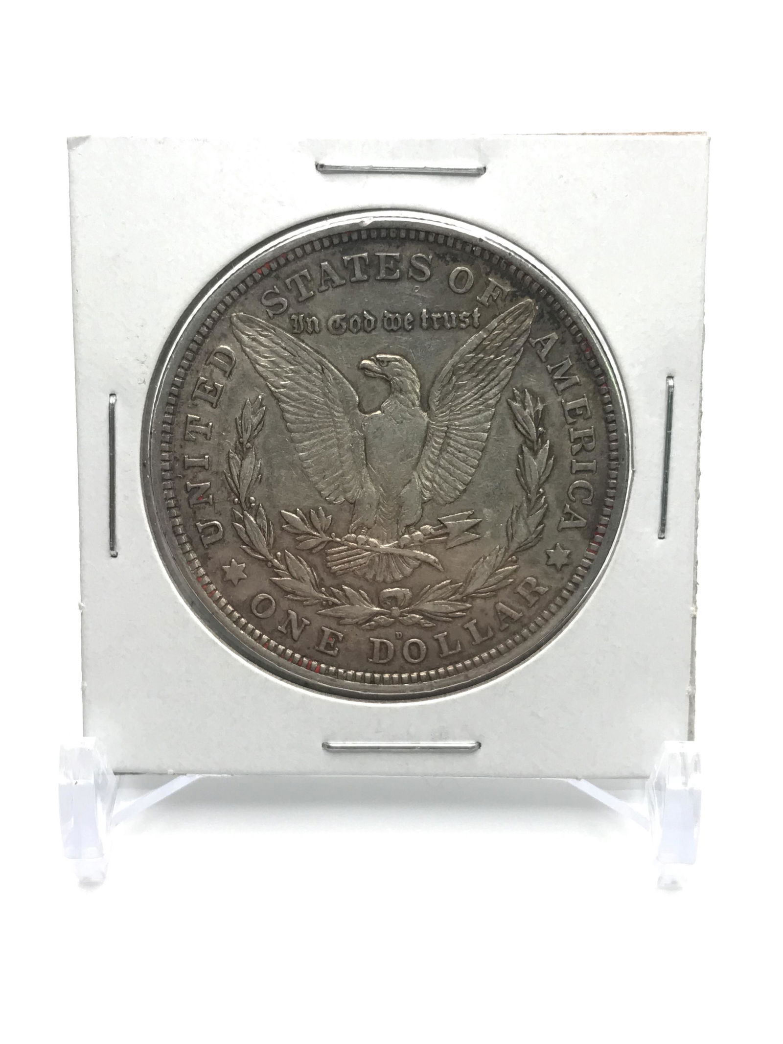 1921 US MORGAN SILVER DOLLAR (DENVER MINT) (1 of 2)