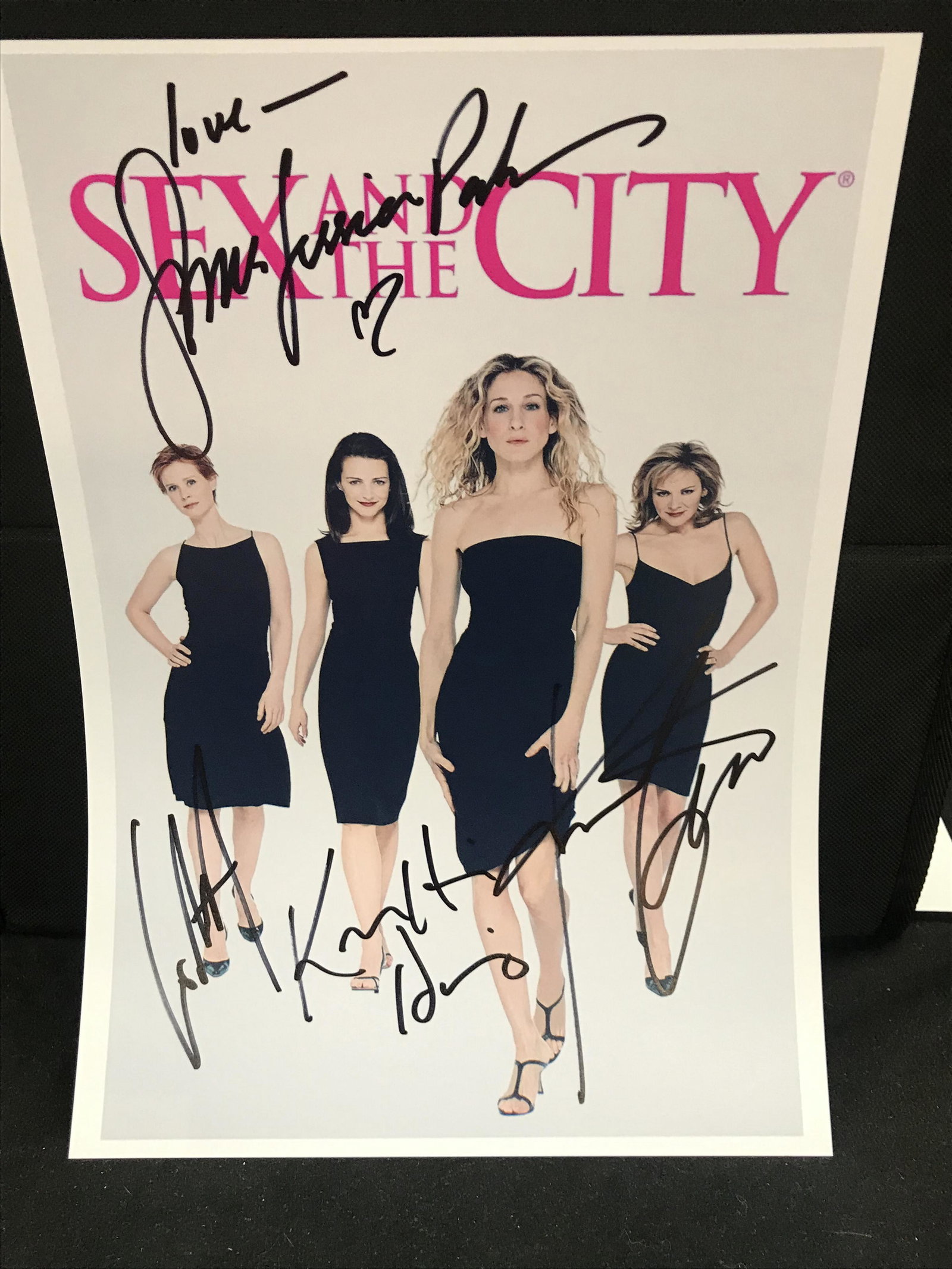 SEX IN THE CITY CAST SIGNED 8 X 10 (RA COA): SEX IN THE CITY CAST SIGNED 8 X 10 (RA COA)