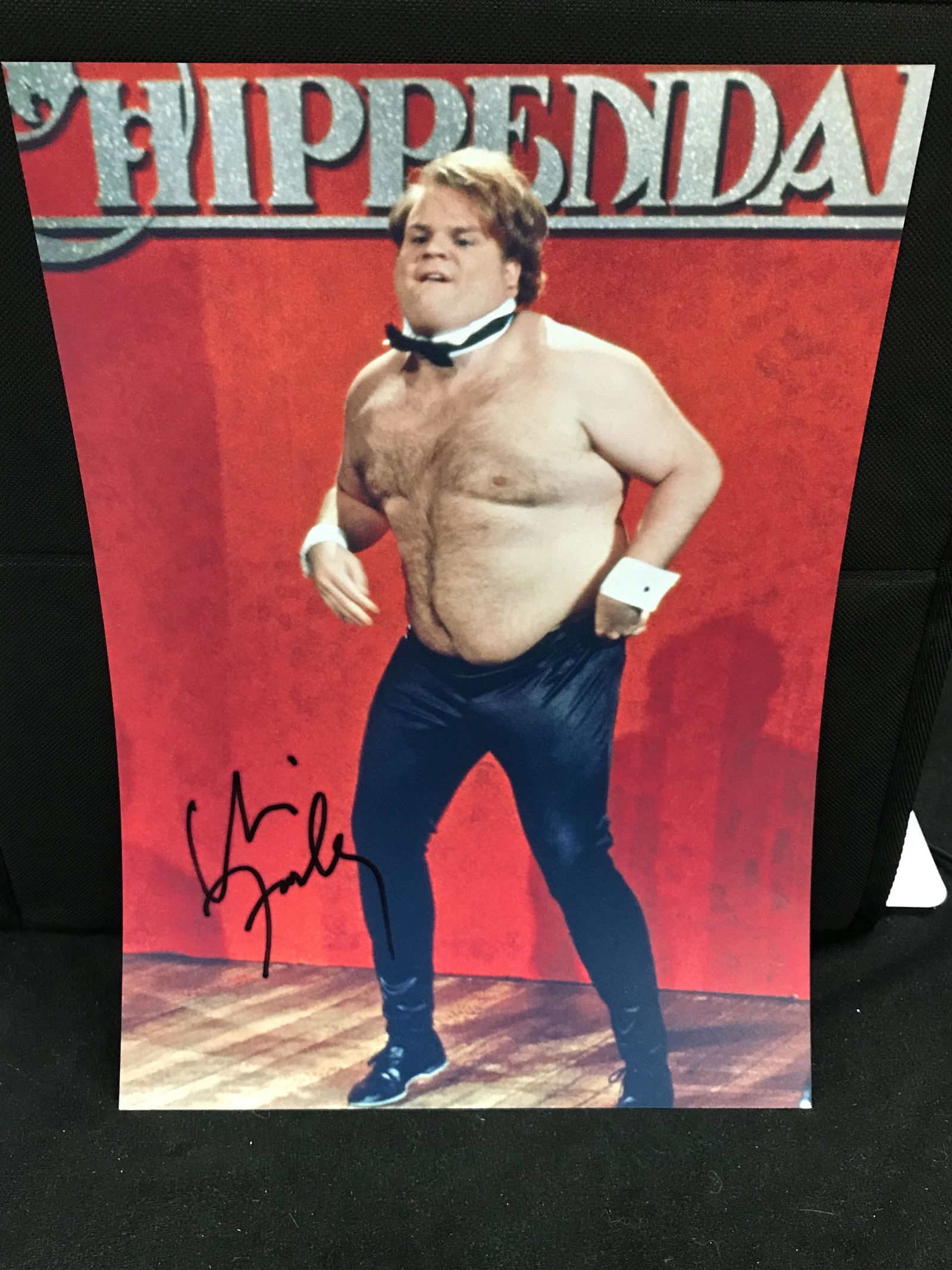 CHRIS FARLEY SIGNED SNL 8 X 10 (RA COA) (1 of 2)