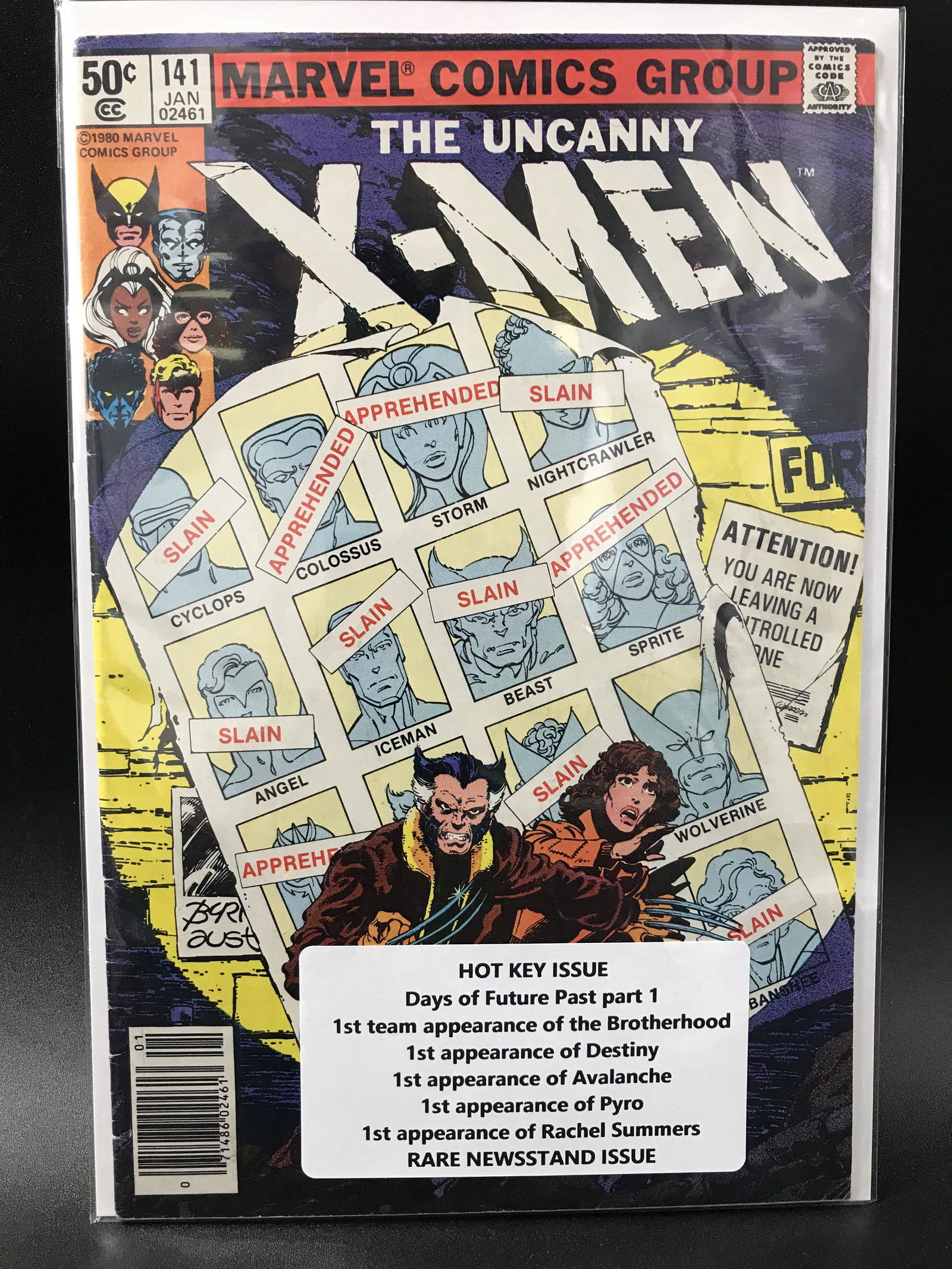 MARVEL COMICS THE UNCANNY X-MEN NO.141 (1 of 1)