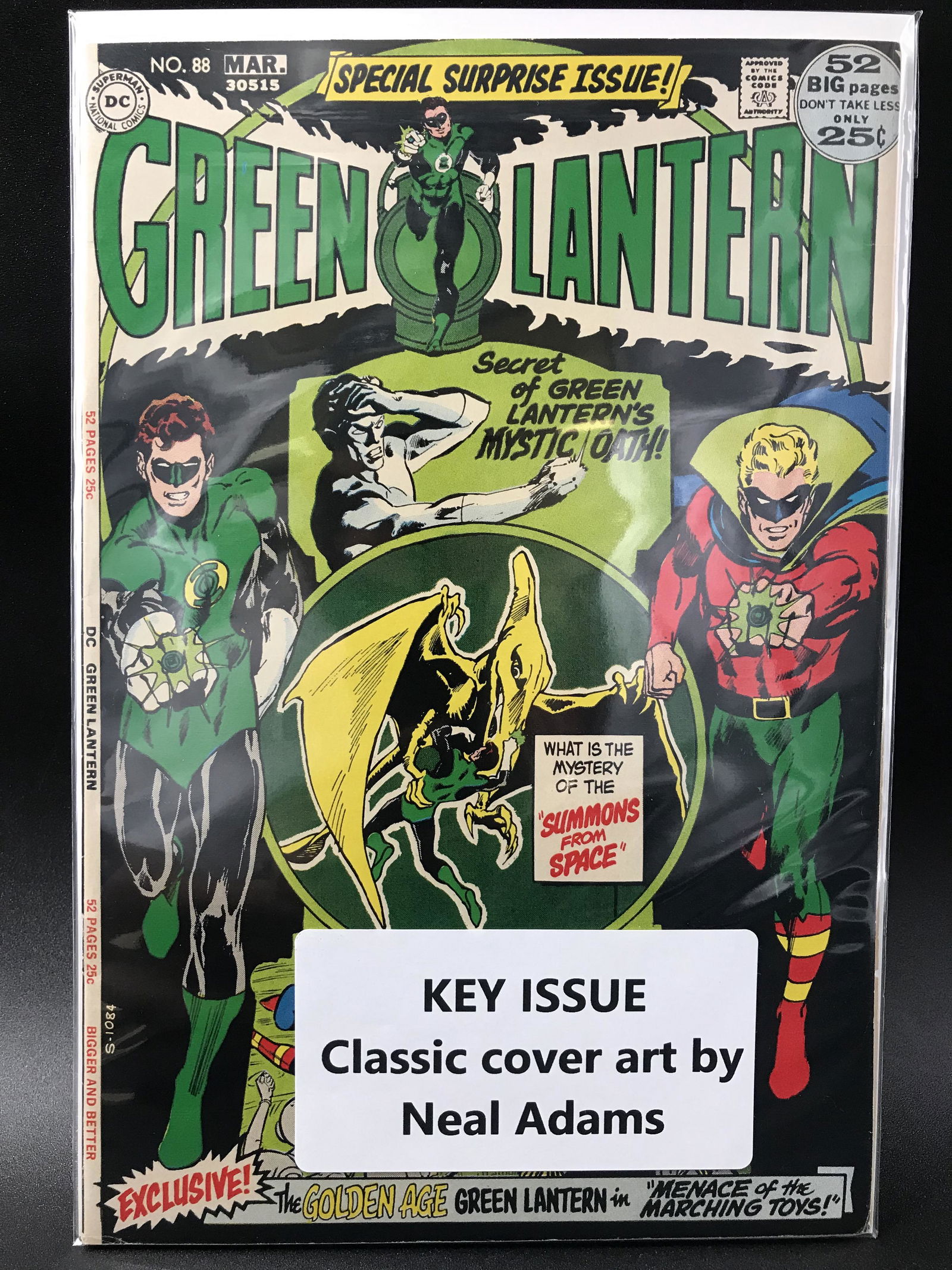 DC COMICS GREEN LANTERN NO.88 CLASSIC NEAL ADAMS COVER (1 of 1)