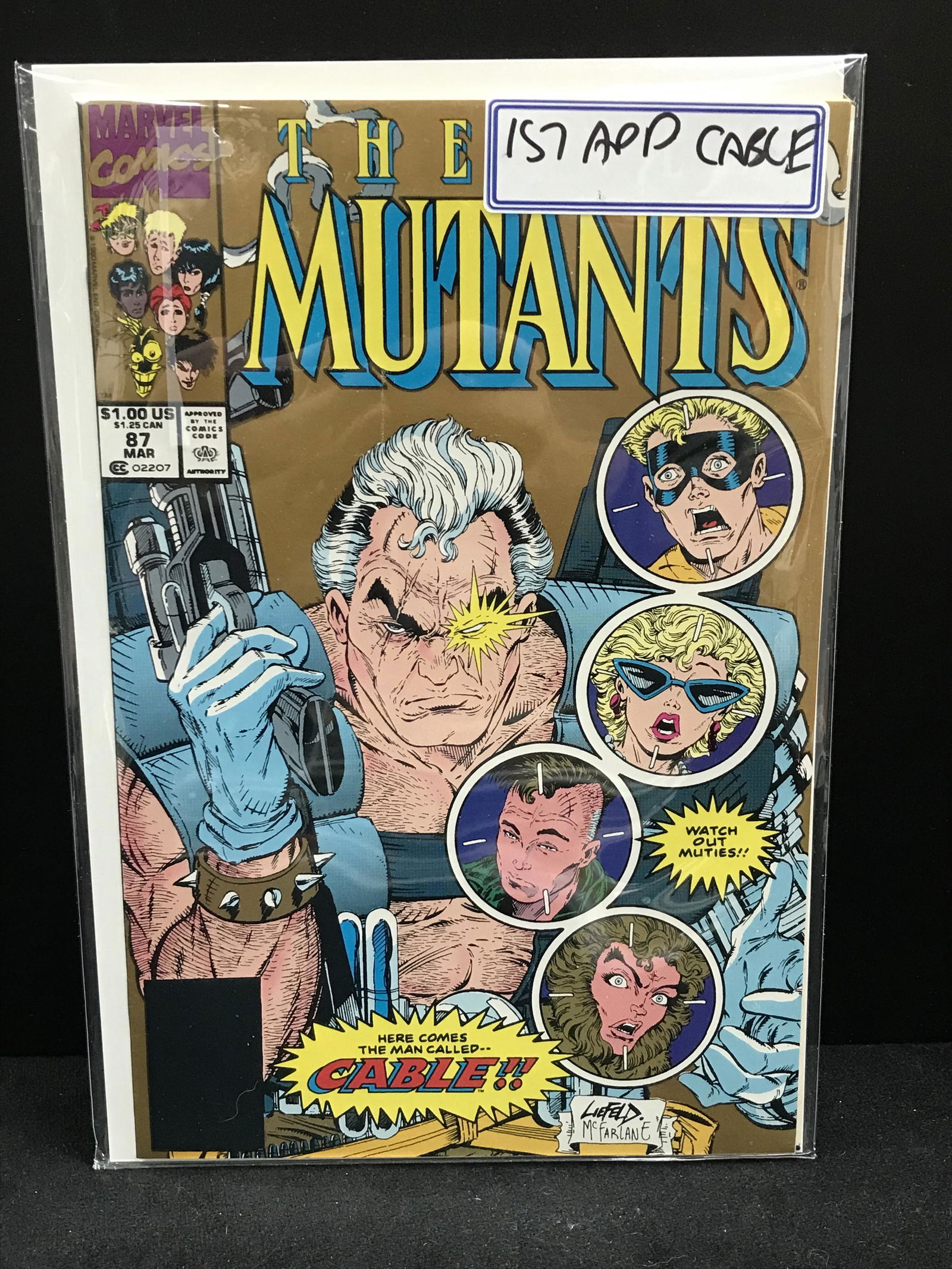 MARVEL COMICS THE NEW MUTANTS NO.87 (1ST APPEARANCE CABLE) (1 of 1)