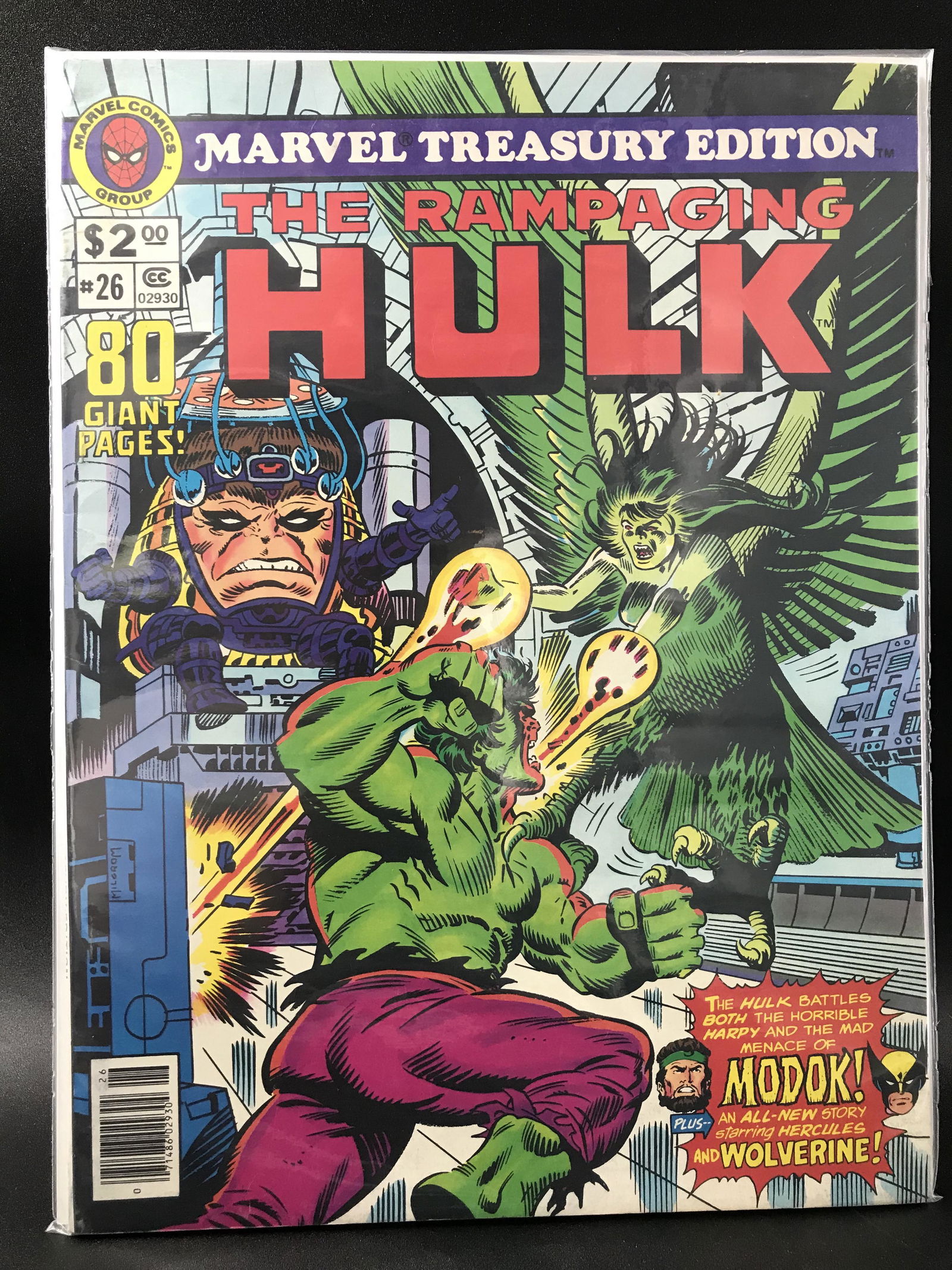 MARVEL TREASURY EDITION THE RAMPAGING  HULK  #26  (MARVEL COMICS) (1 of 1)