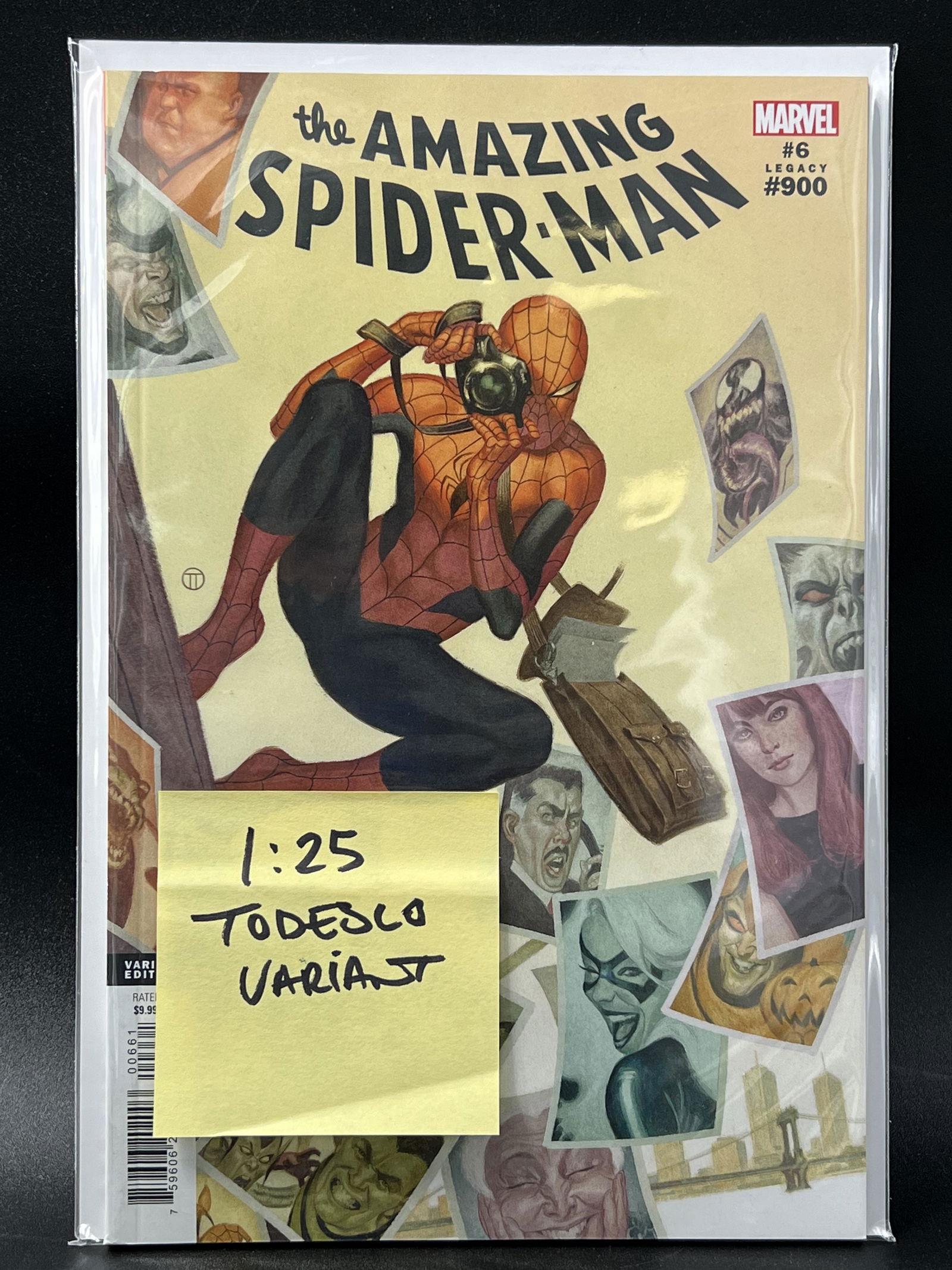 MARVEL COMICS THE AMAZING SPIDER-MAN NO.6 (1:25 TODESCO VARIANT) (1 of 1)