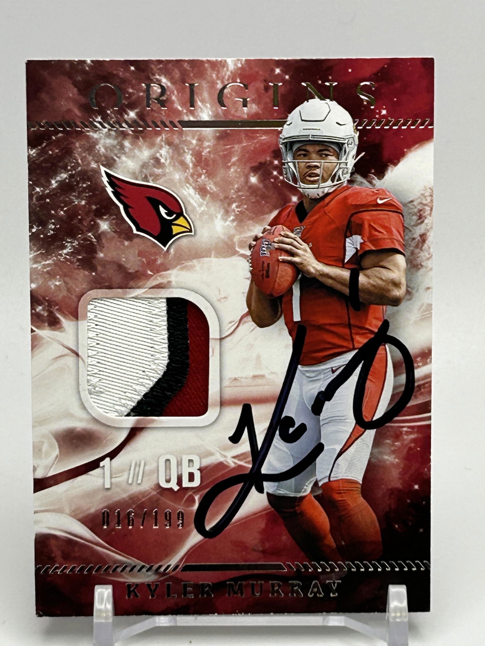 2019 PANINI ORIGINS KYLER MURRAY PATCH AUTO 16/199 (1 of 2)