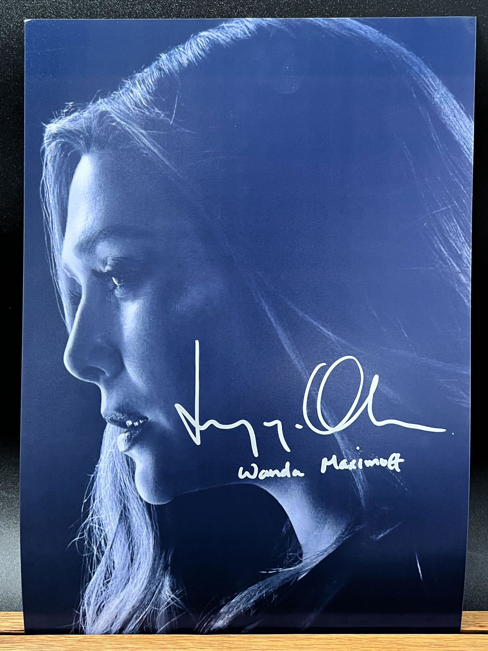 ELIZABETH OLSEN SIGNED AVENGERS 8 X 10 (RA COA) (1 of 2)