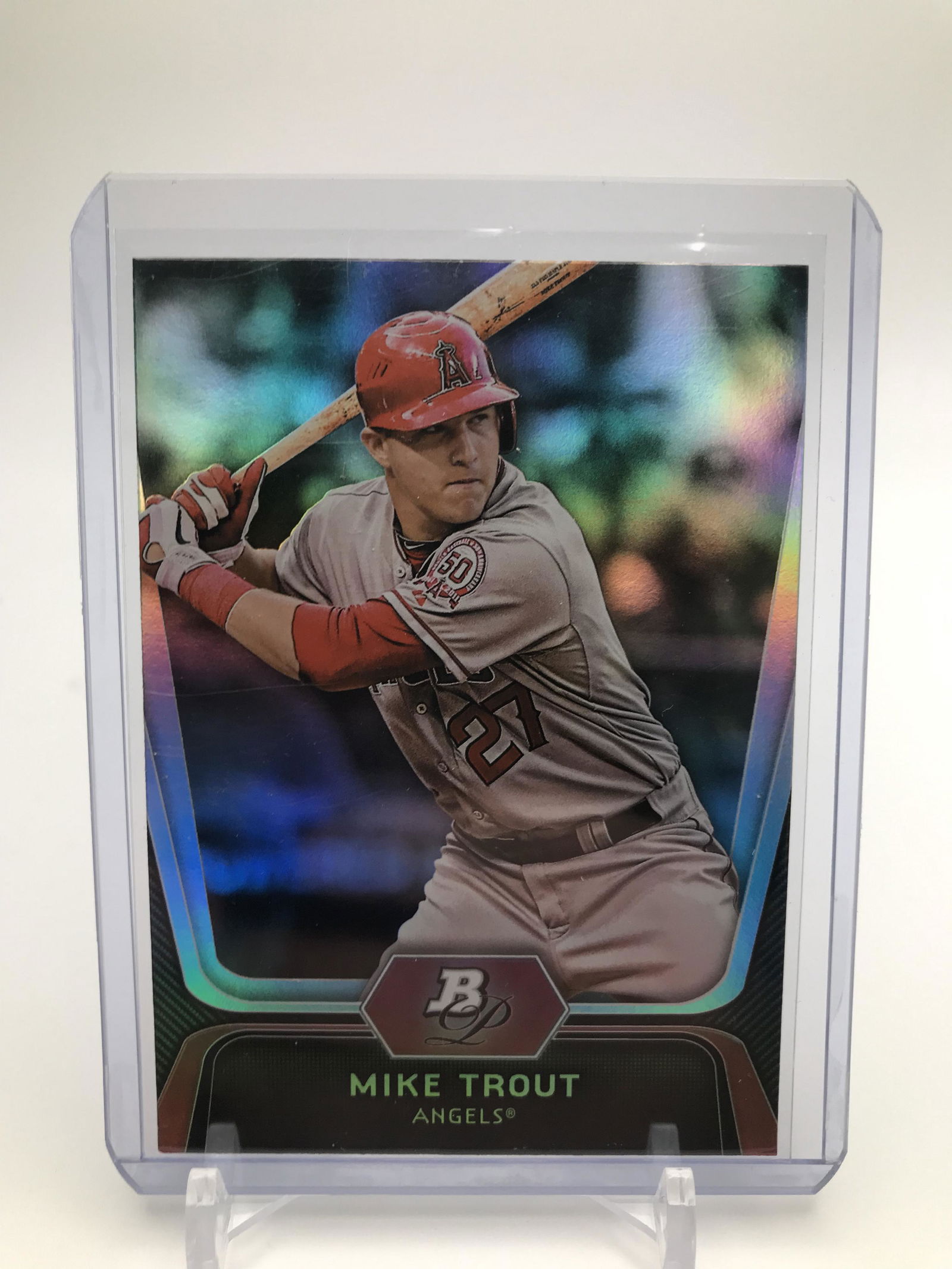2012 TOPPS BASEBALL PLATINUM MOMENTS MIKE TROUT ROOKIE CARD (1 of 2)