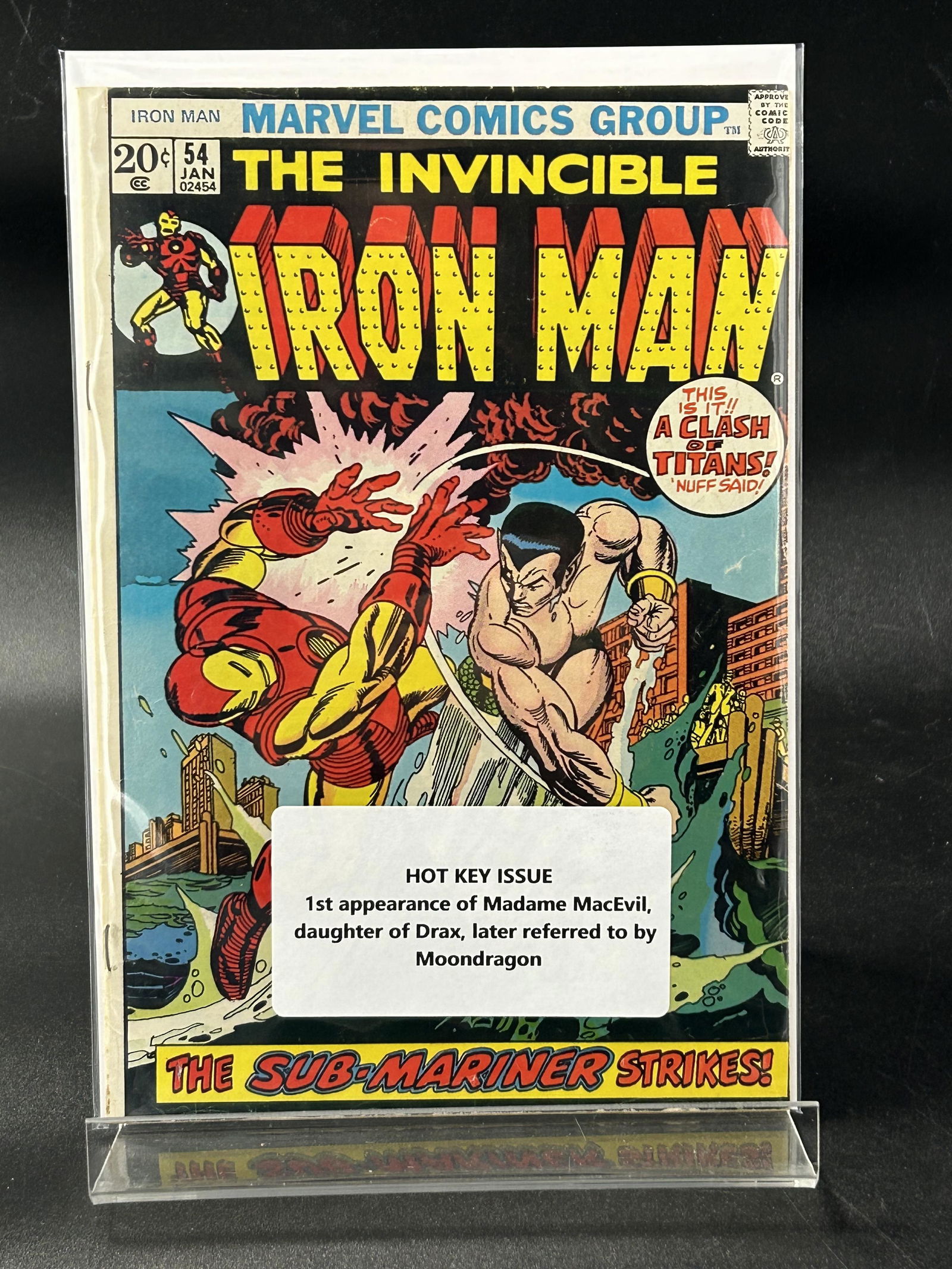 MARVEL COMICS THE INVINCIBLE IRON MAN NO.54 (KEY ISSUE) (1 of 1)
