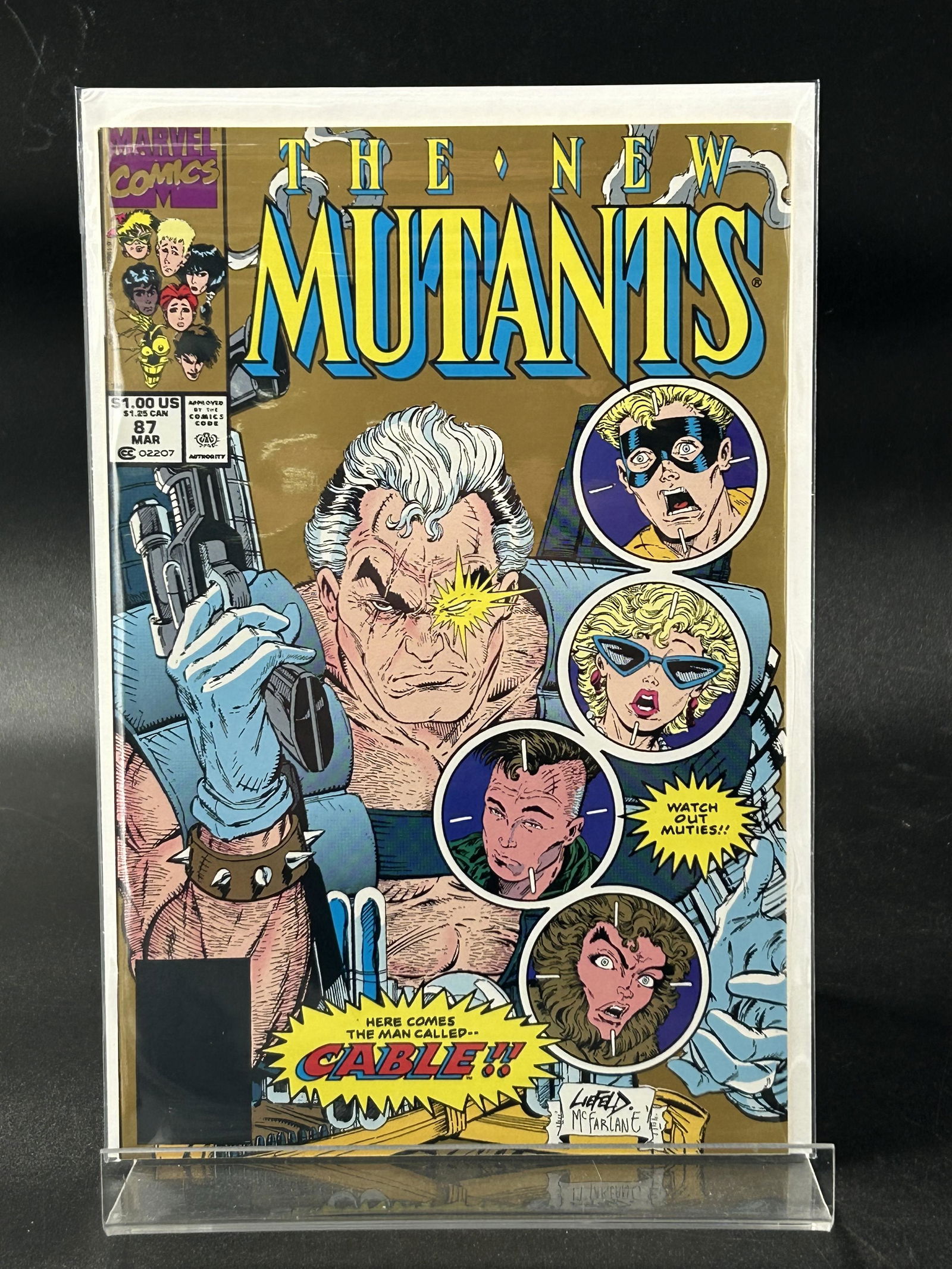 MARVEL COMICS THE NEW MUTANTS NO.87 (1ST APPEARANCE CABLE) (1 of 1)