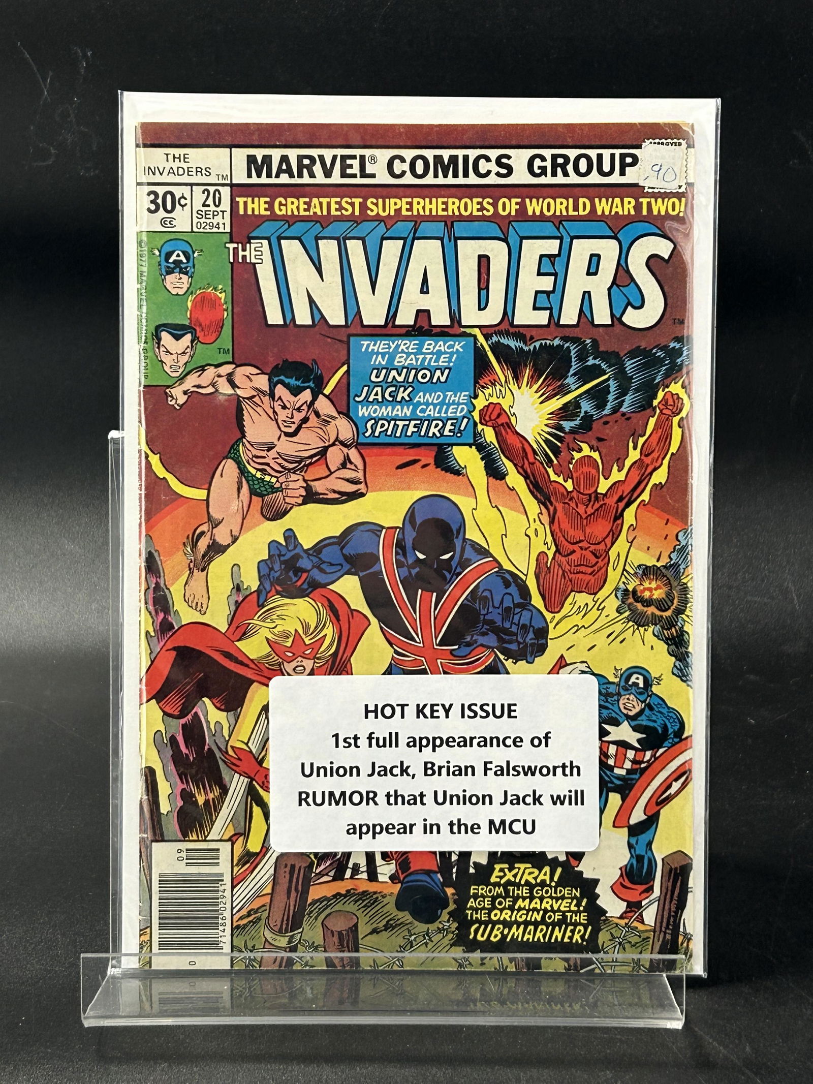 MARVEL COMICS THE INVADERS NO.20 (KEY ISSUE): MARVEL COMICS THE INVADERS NO.20 (KEY ISSUE)