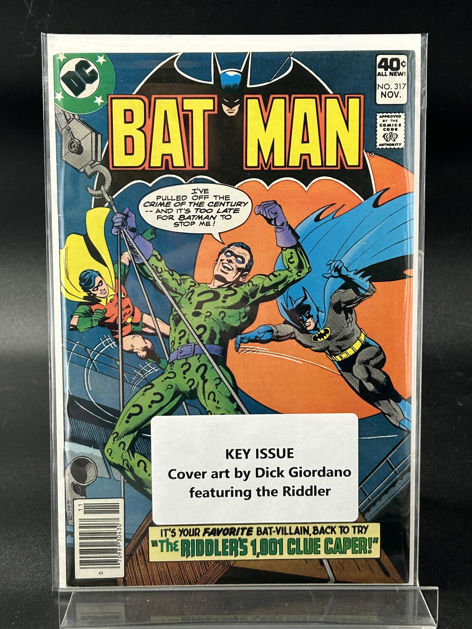 DC COMICS BATMAN NO.317: DC COMICS BATMAN NO.317