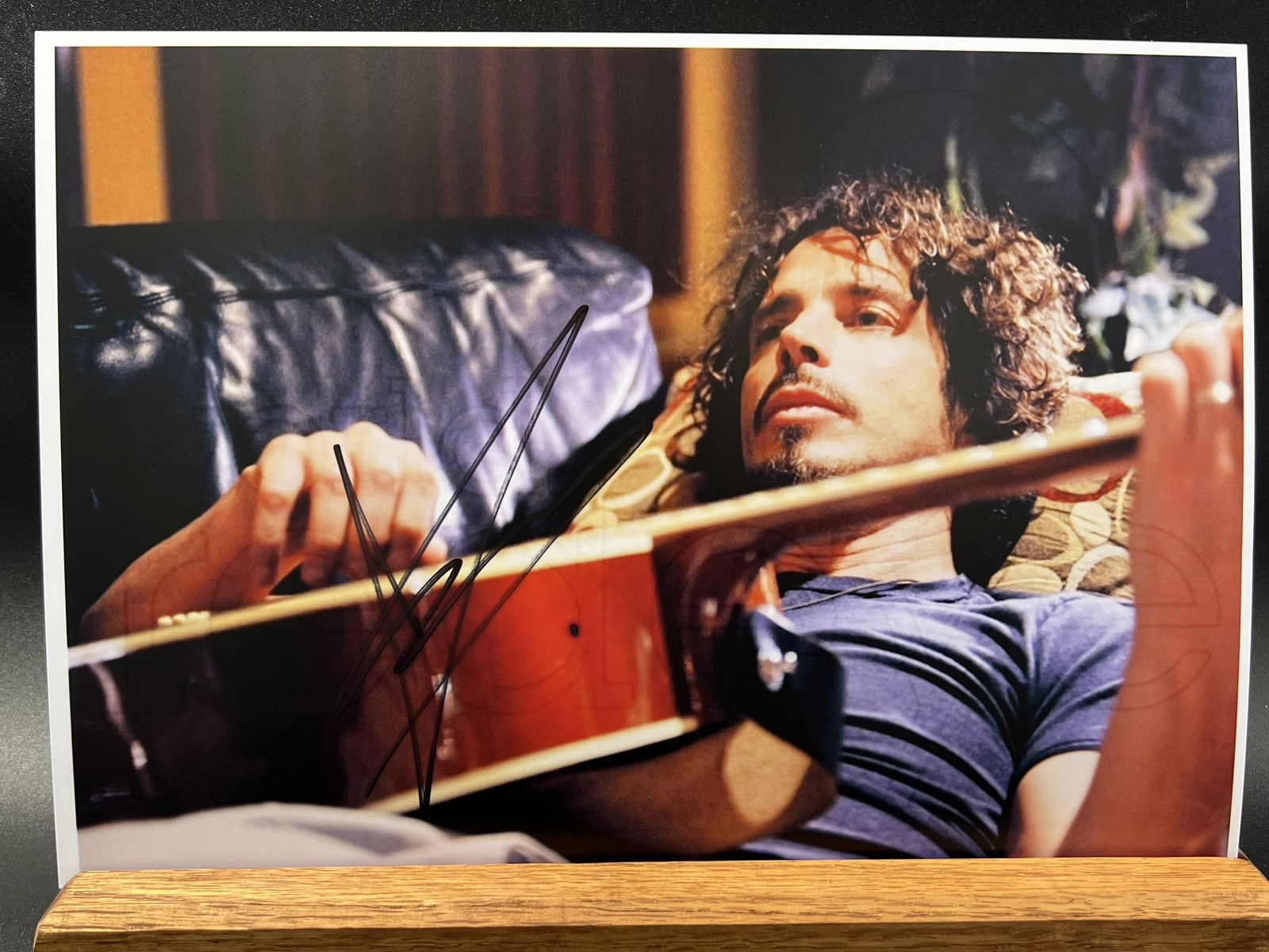CHRIS CORNELL SIGNED 8 X 10 (RA COA) (1 of 2)